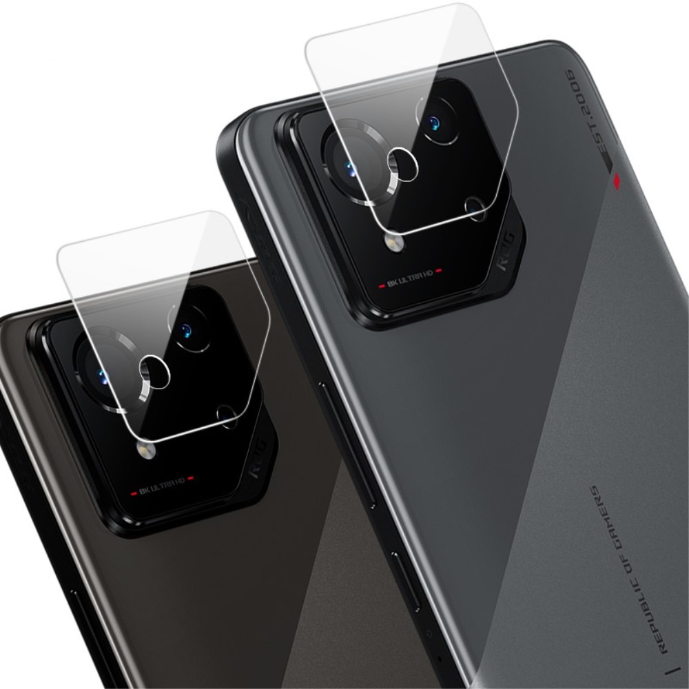 2-pack Härdat Glas Linsskydd Asus ROG Phone 8 transparent