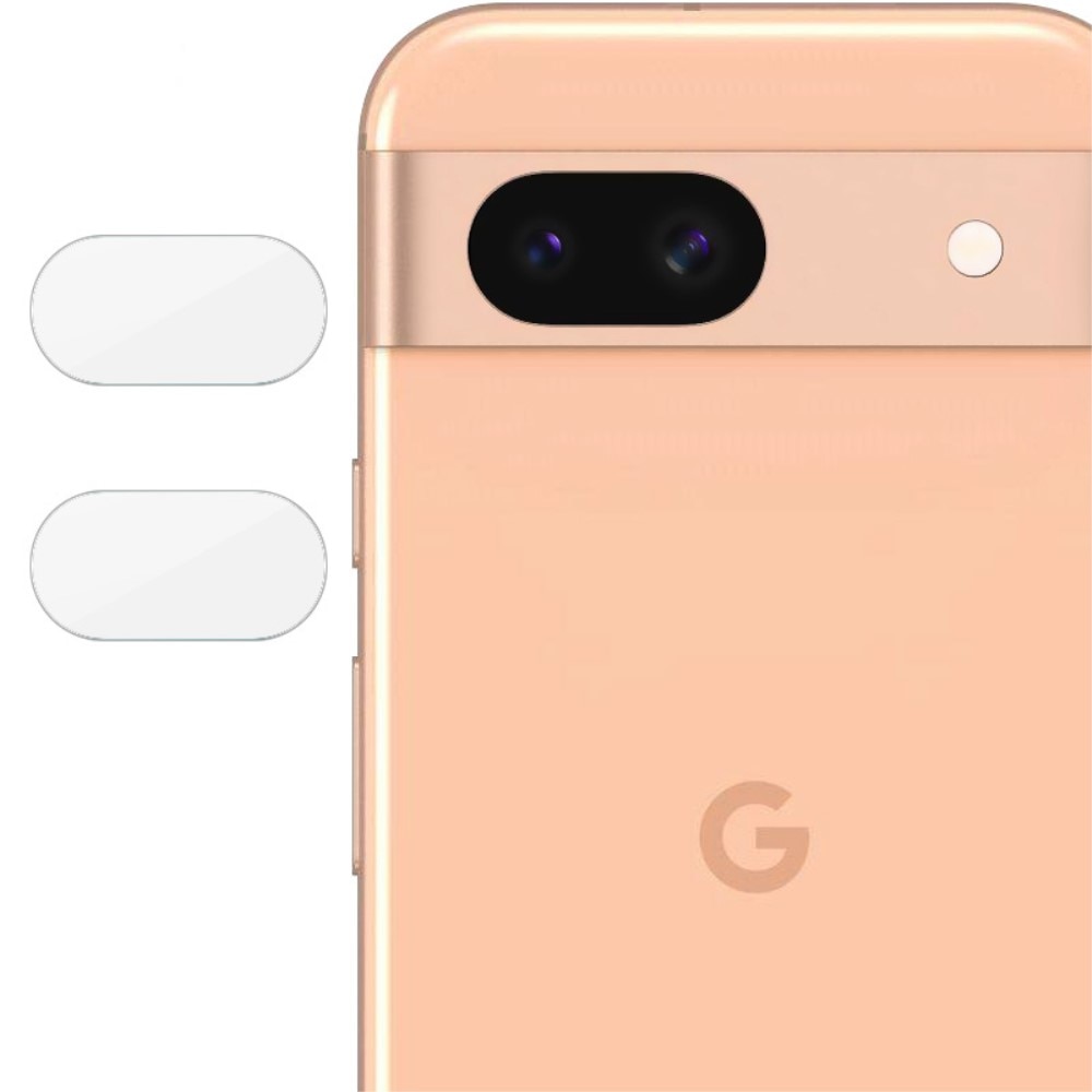 2-pack Härdat Glas Linsskydd Google Pixel 8a transparent