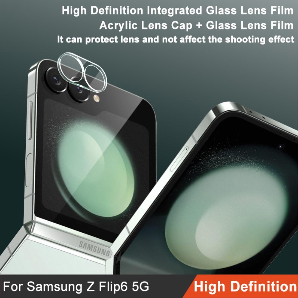 Härdat Glas 0.2mm Linsskydd Samsung Galaxy Z Flip 6 transparent