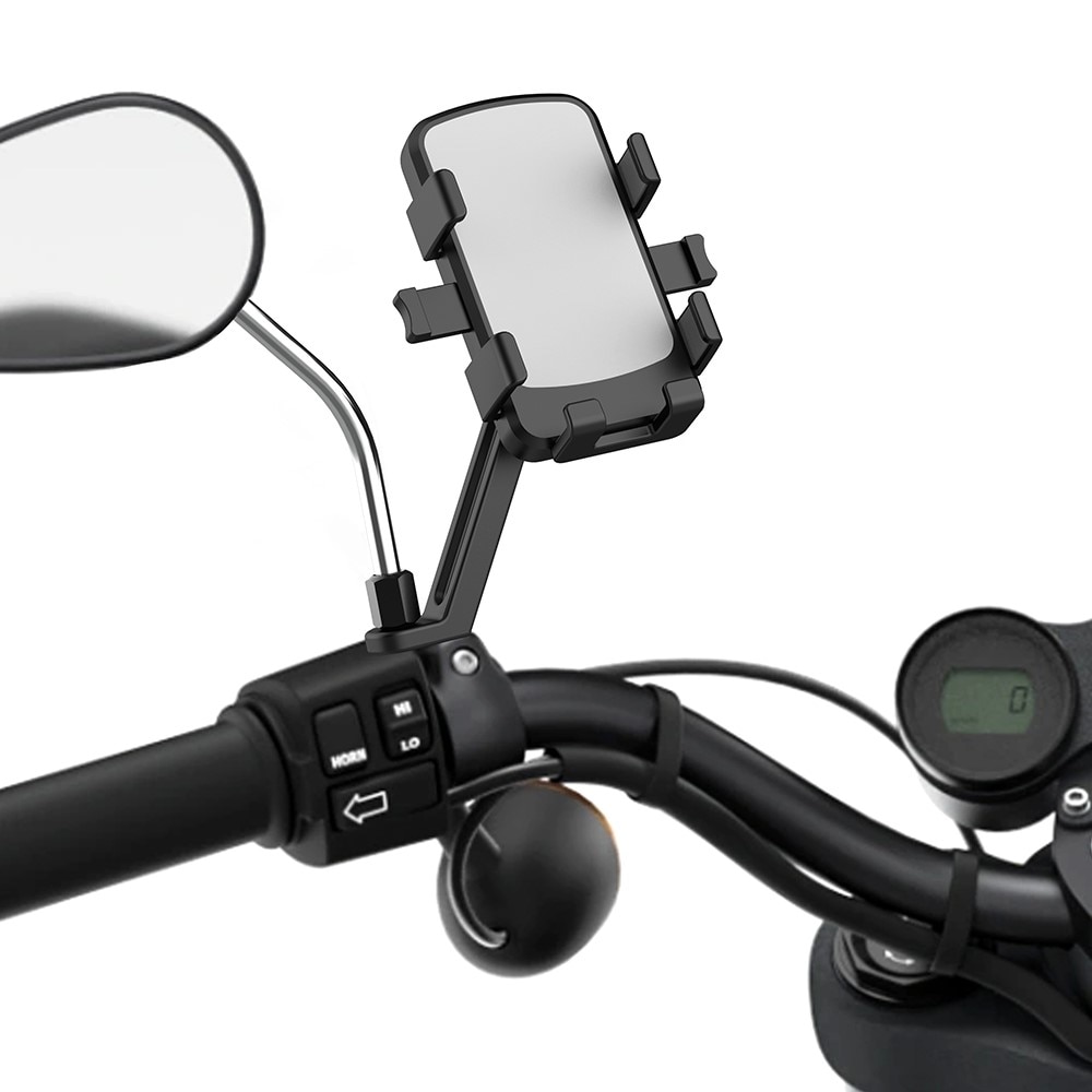 Mobilhållare för backspegeln cykel/motorcykel svart