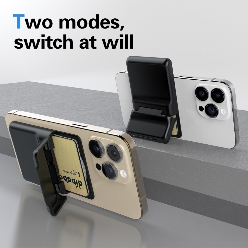 Korthållare MagSafe med ställ svart