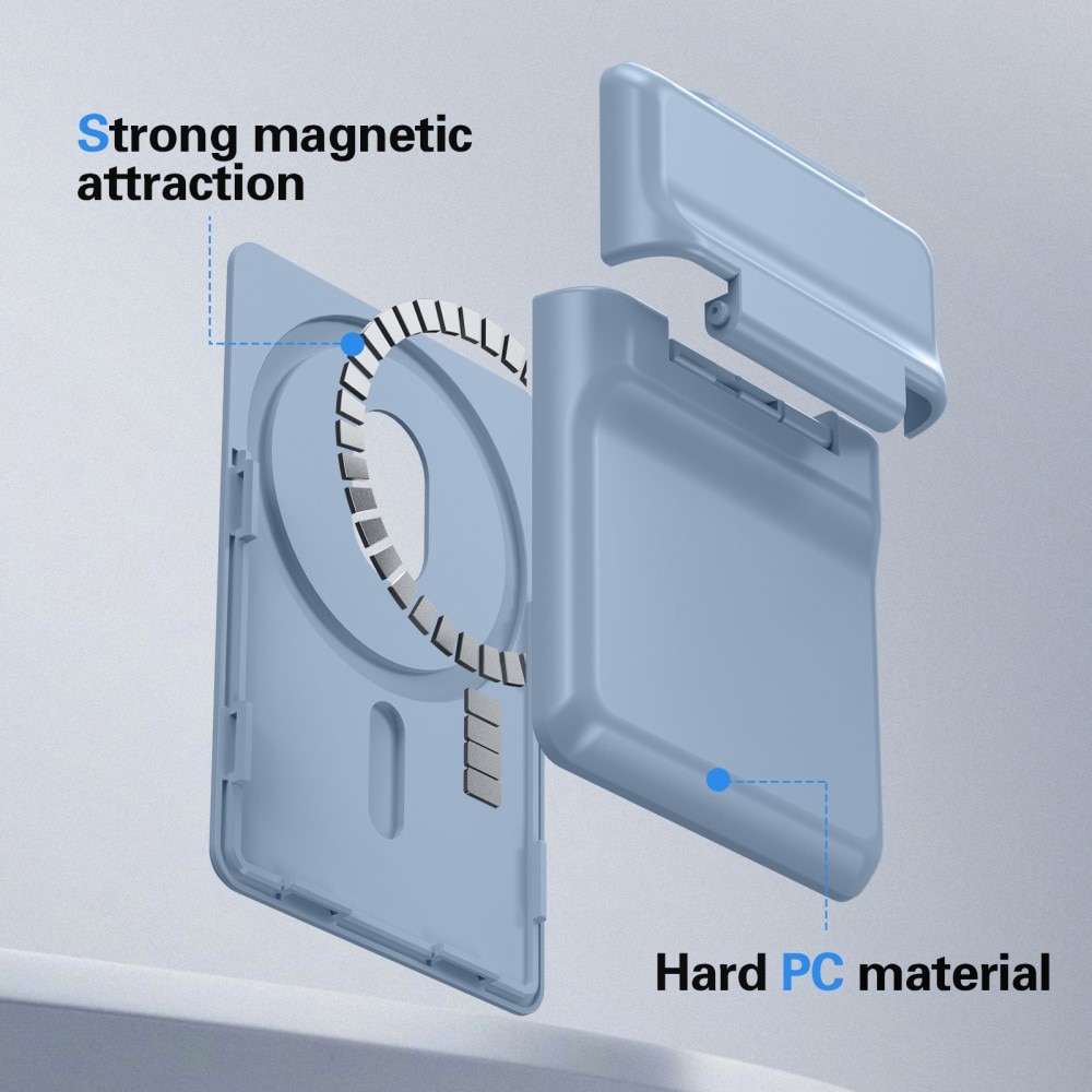 Korthållare MagSafe med ställ blå