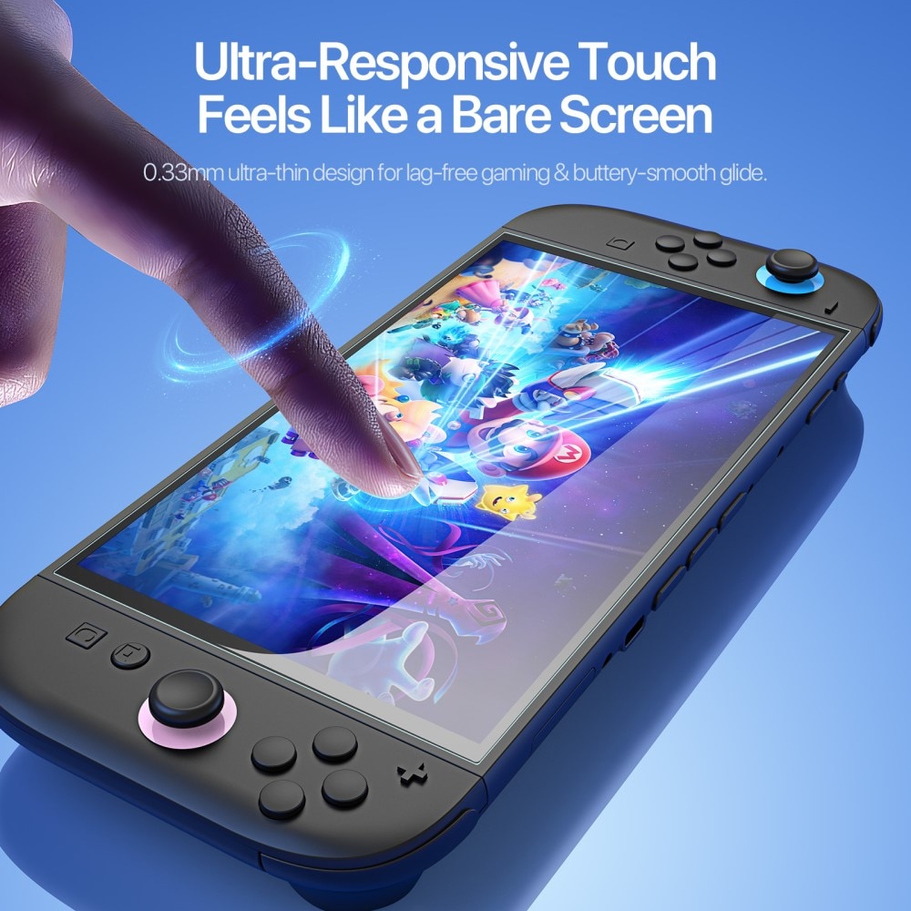 Heltäckande Härdat Glas Skärmskydd Nintendo Switch 2