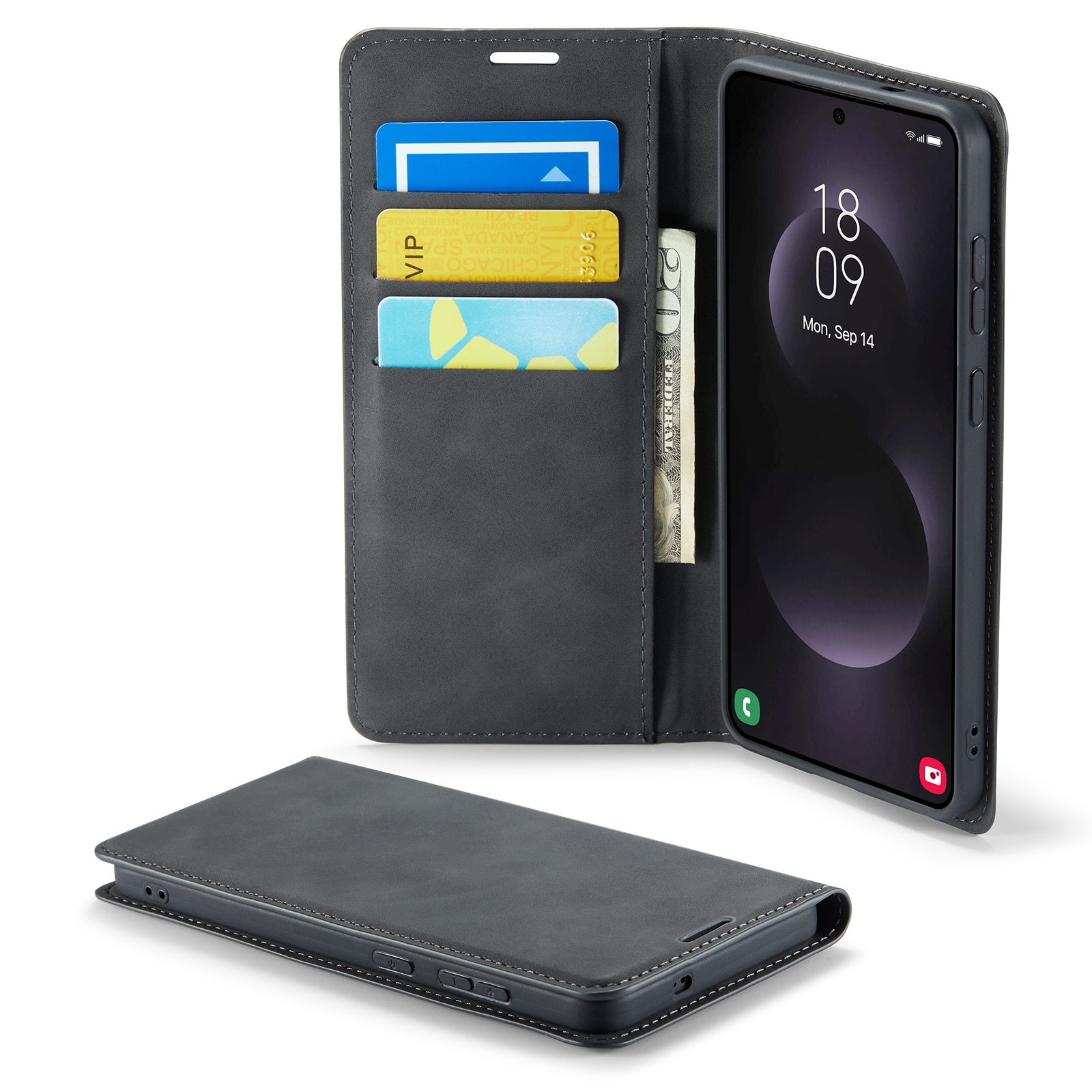Samsung Galaxy S25 Edge Slim Mobilfodral Svart