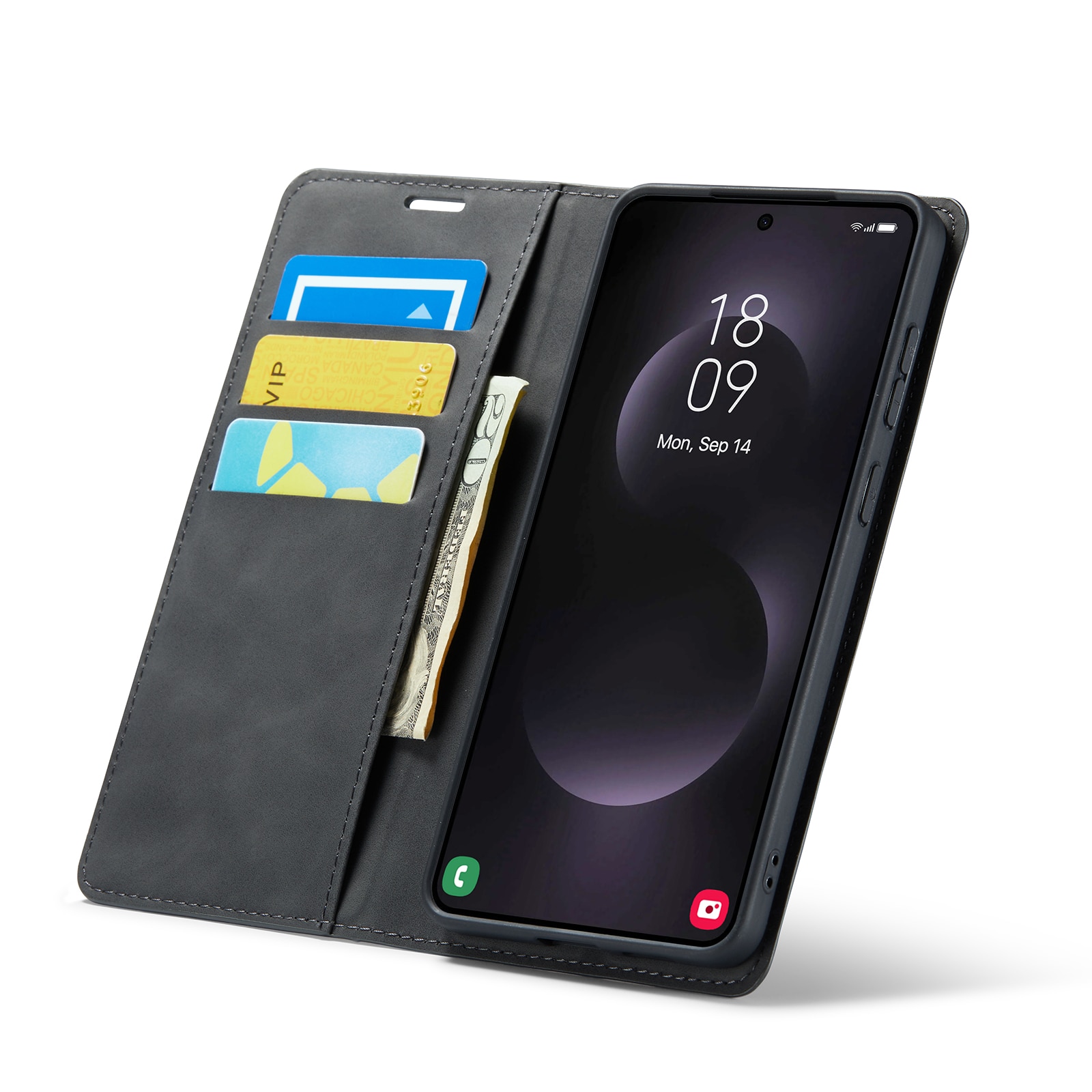 Samsung Galaxy S25 Edge Slim Mobilfodral Svart