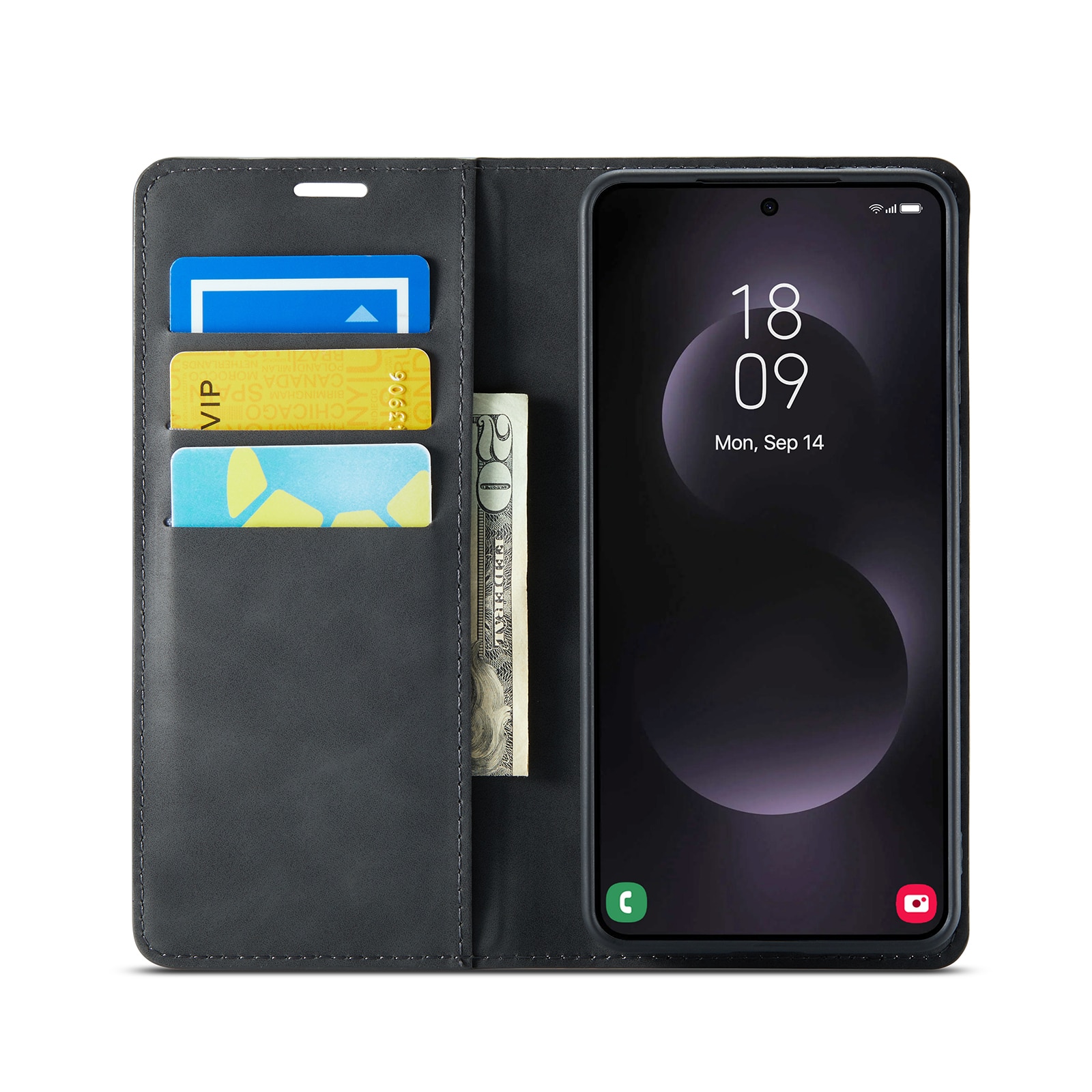 Samsung Galaxy S25 Edge Slim Mobilfodral Svart