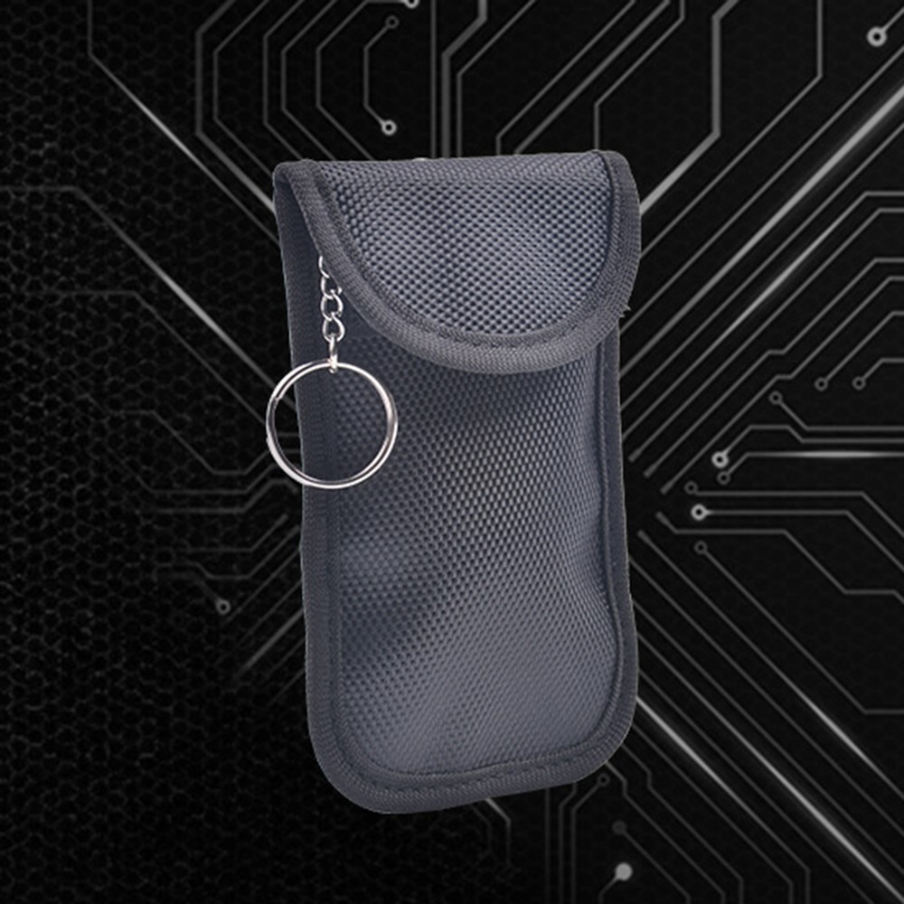 Bilnyckelfodral RFID-skydd bälteshållare kolfiber