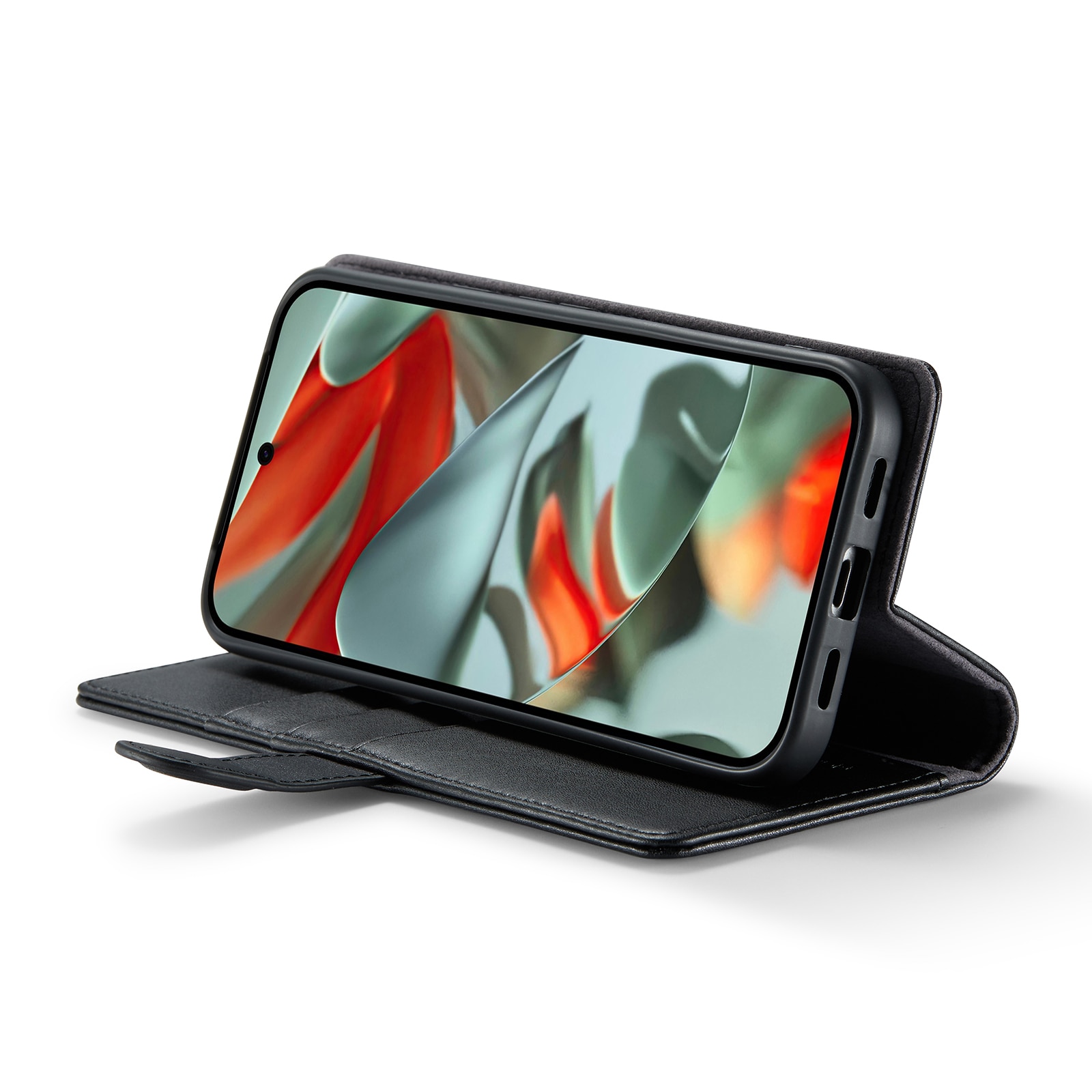 Äkta Läderfodral Google Pixel 10 Pro XL Svart