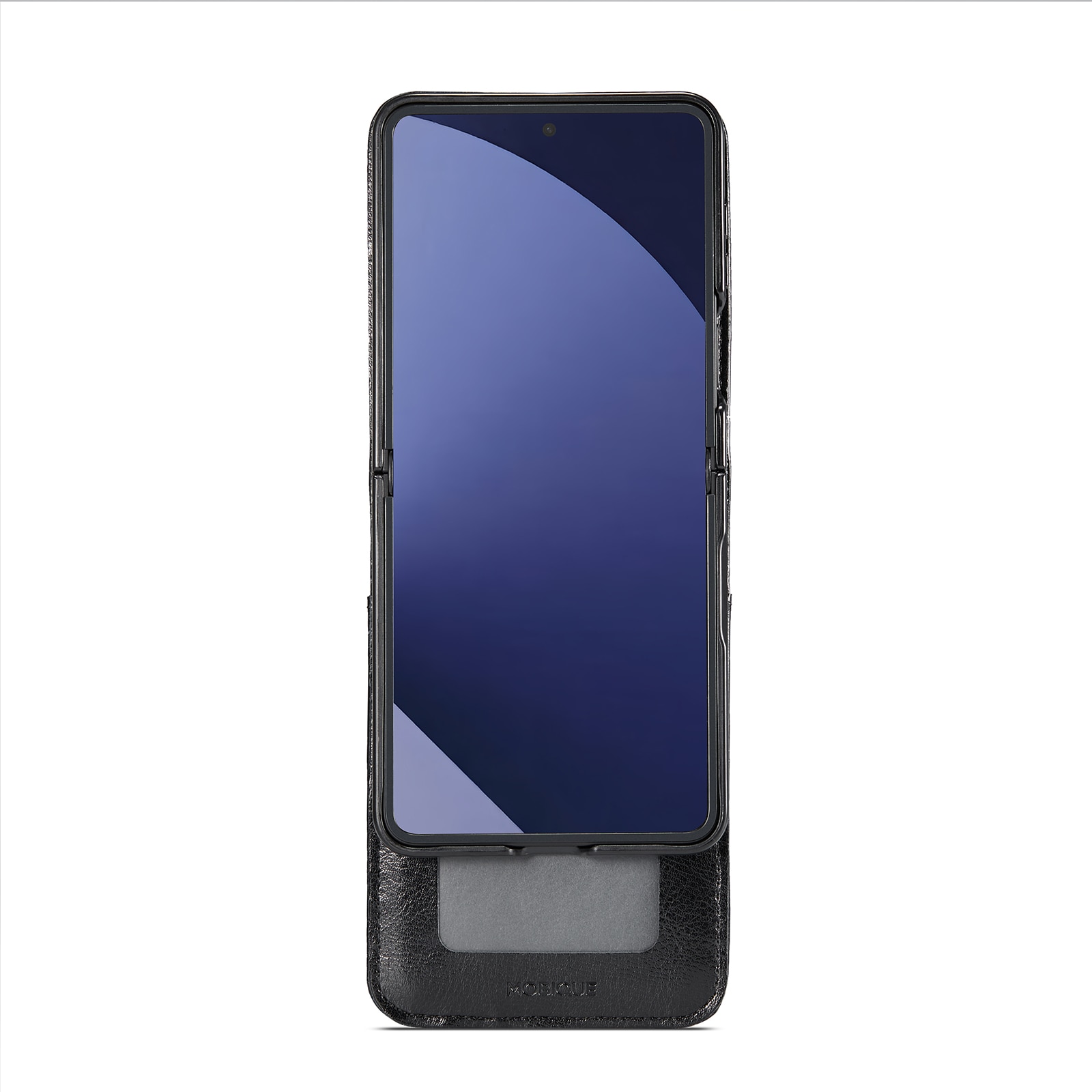 Äkta Läderfodral Samsung Galaxy Z Flip 7 Svart