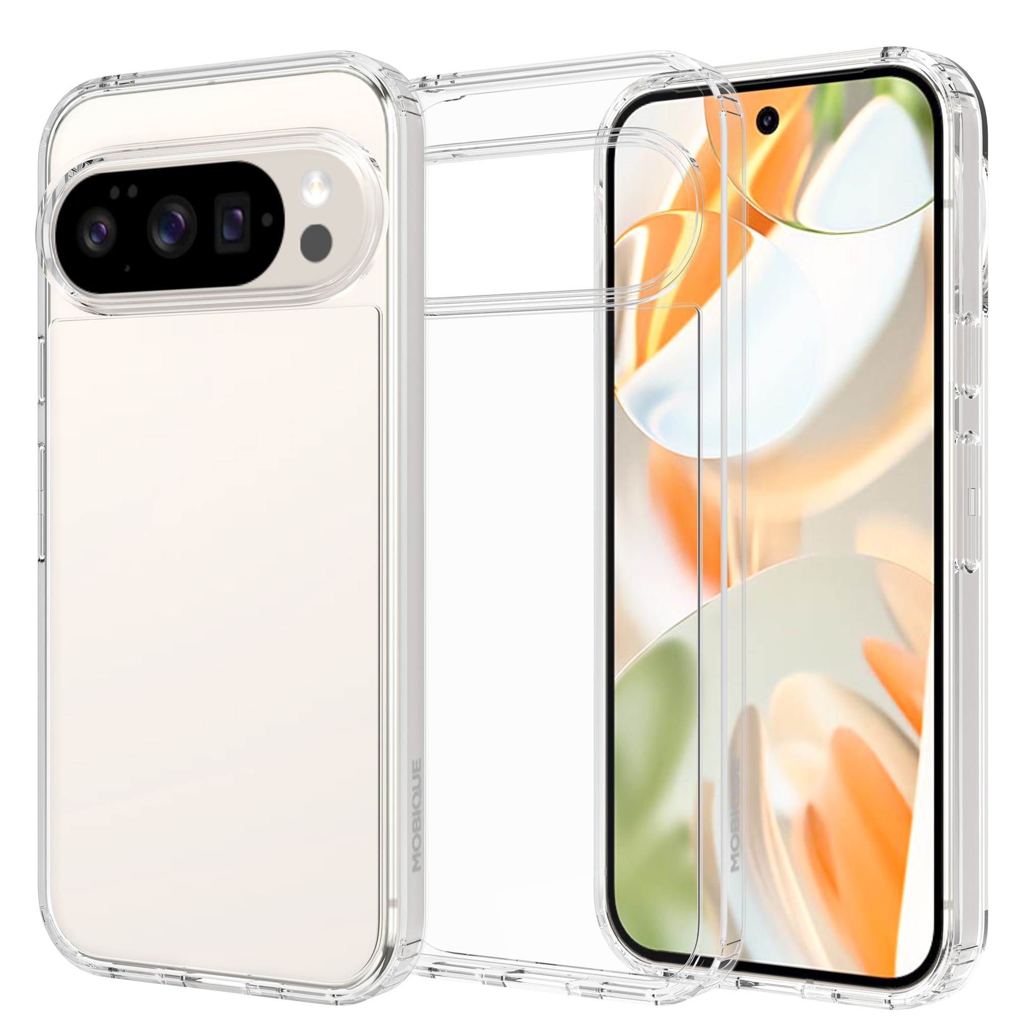Hybridskal Google Pixel 10 Pro XL Genomskinlig