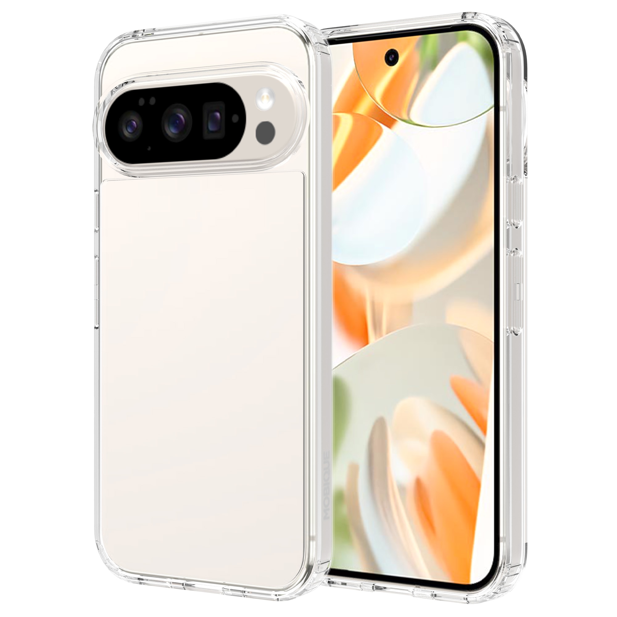 Hybridskal Google Pixel 10 Genomskinlig