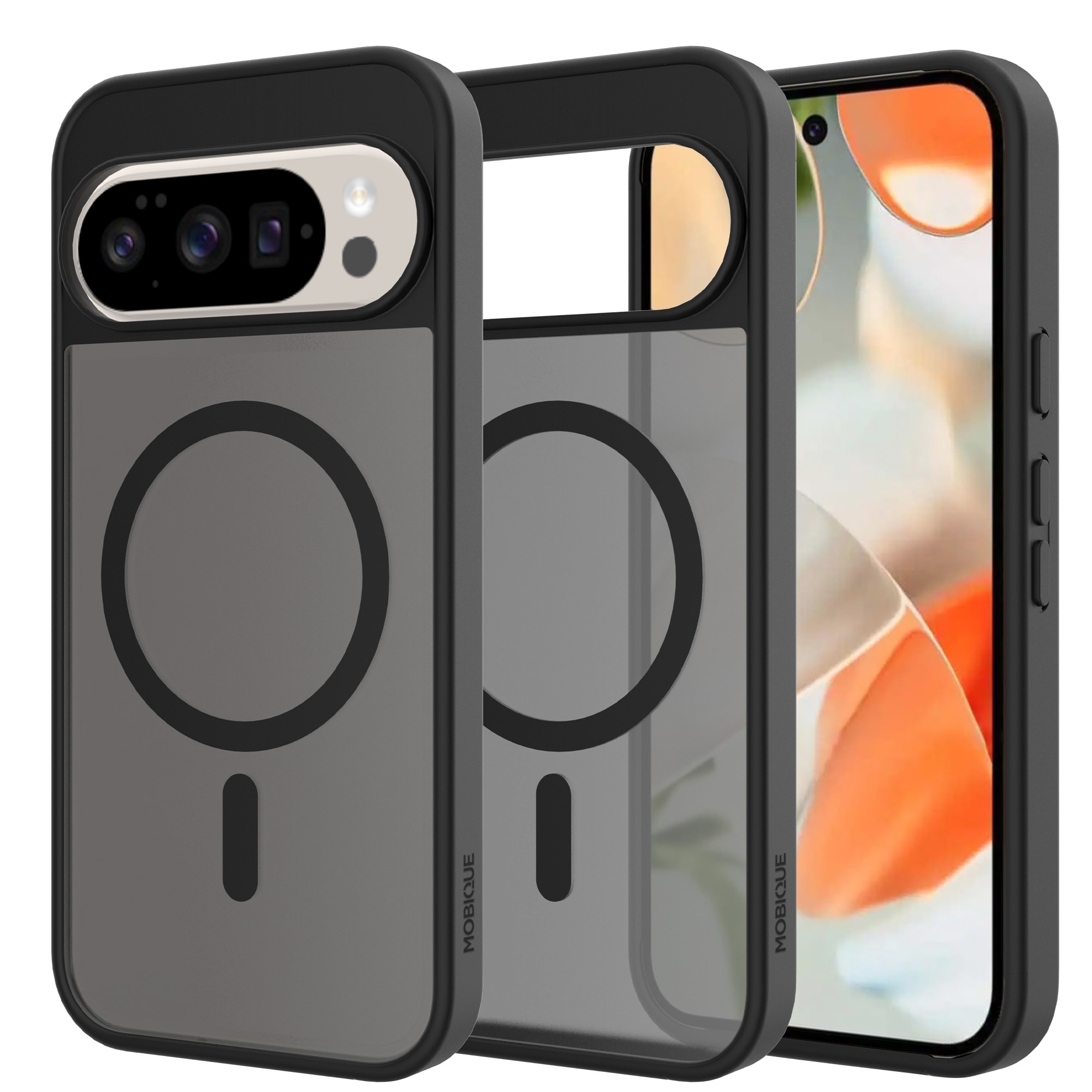 Magnetic Hybrid Skal Google Pixel 10 Pro XL Frosted Black