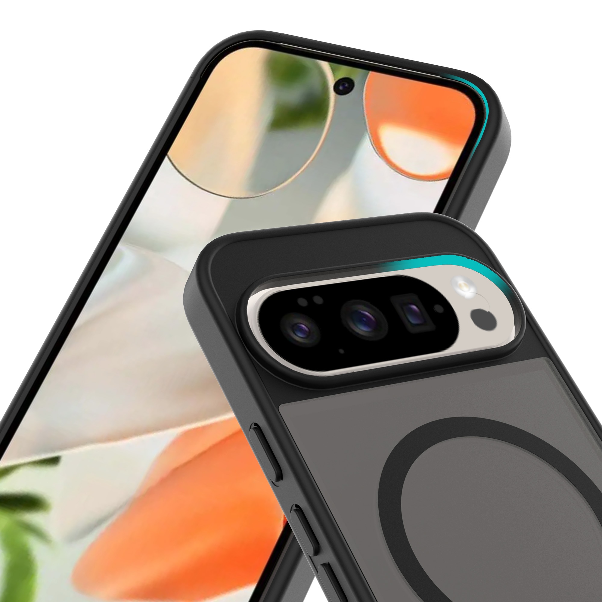 Magnetic Hybrid Skal Google Pixel 10 Pro XL Frosted Black