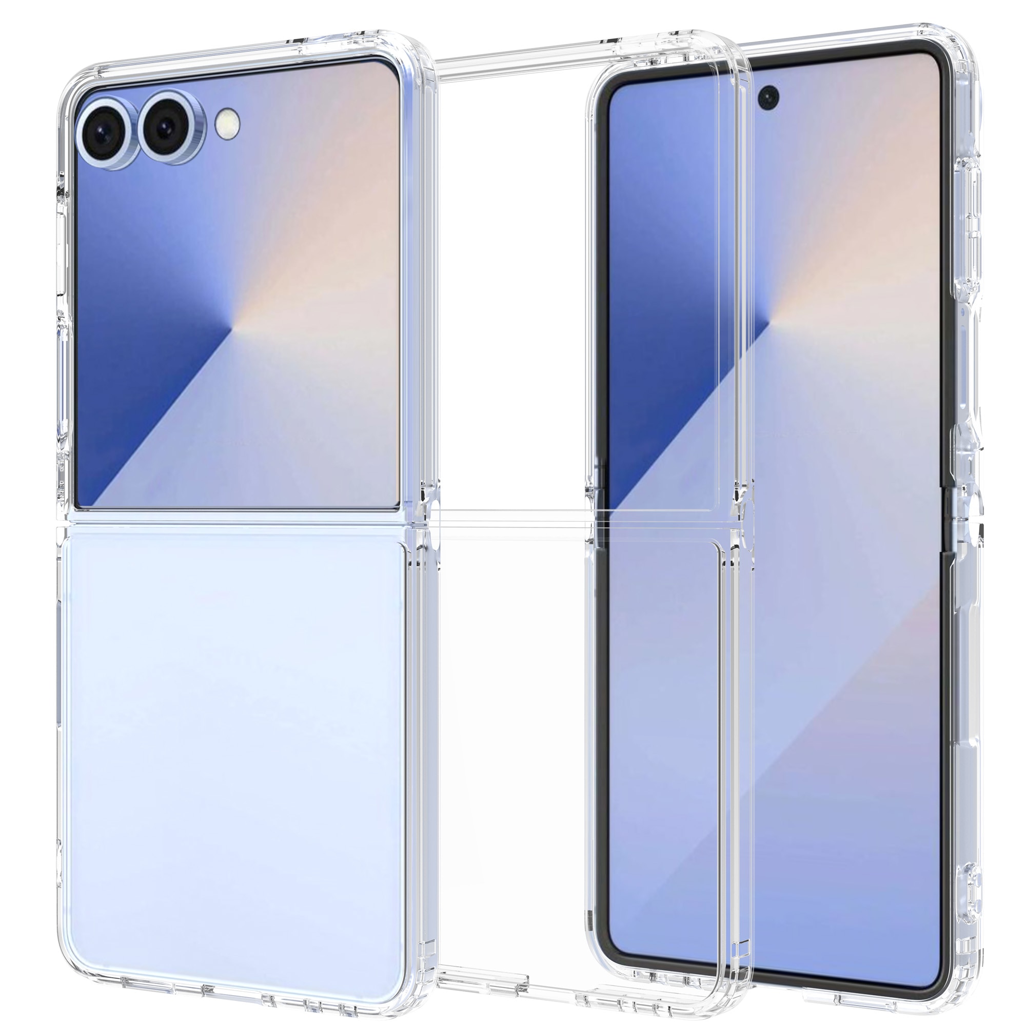 Hybridskal Samsung Galaxy Z Flip 7 transparent