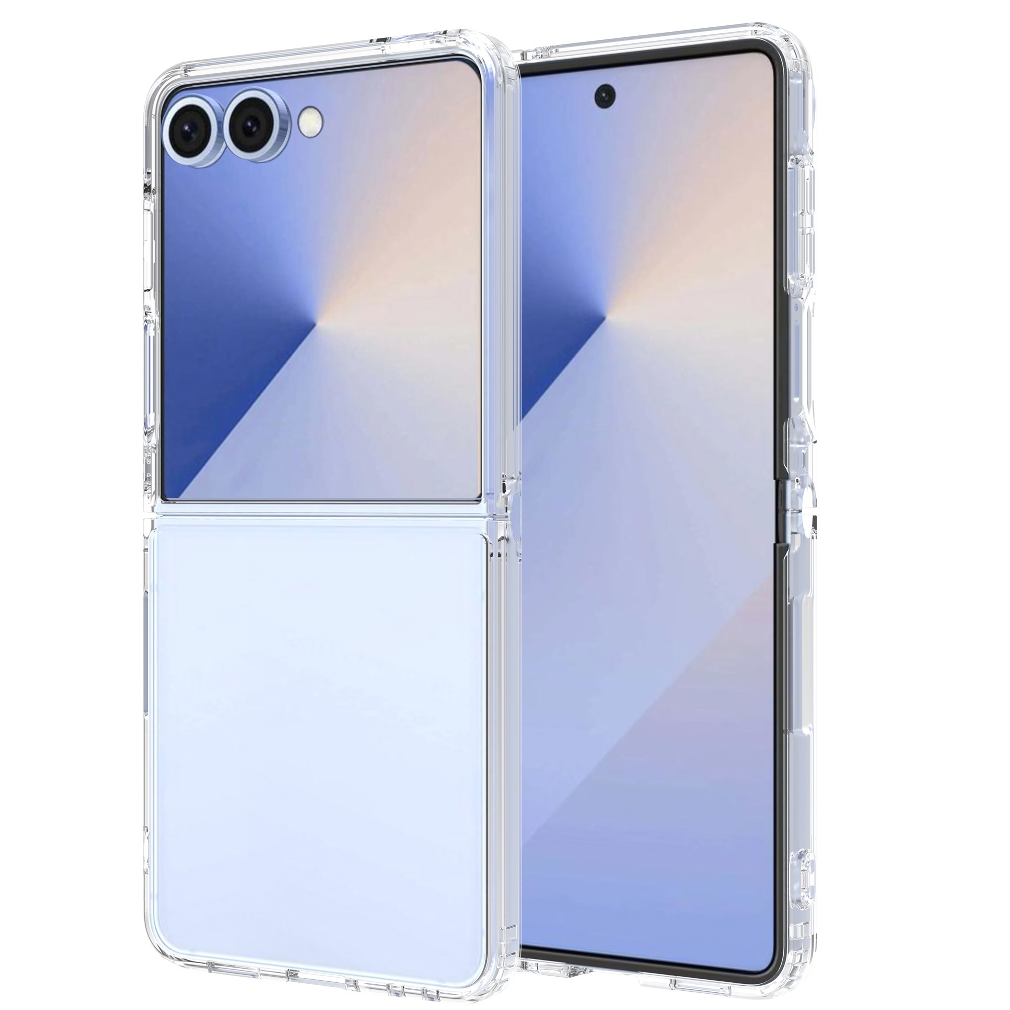 Hybridskal Samsung Galaxy Z Flip 7 transparent