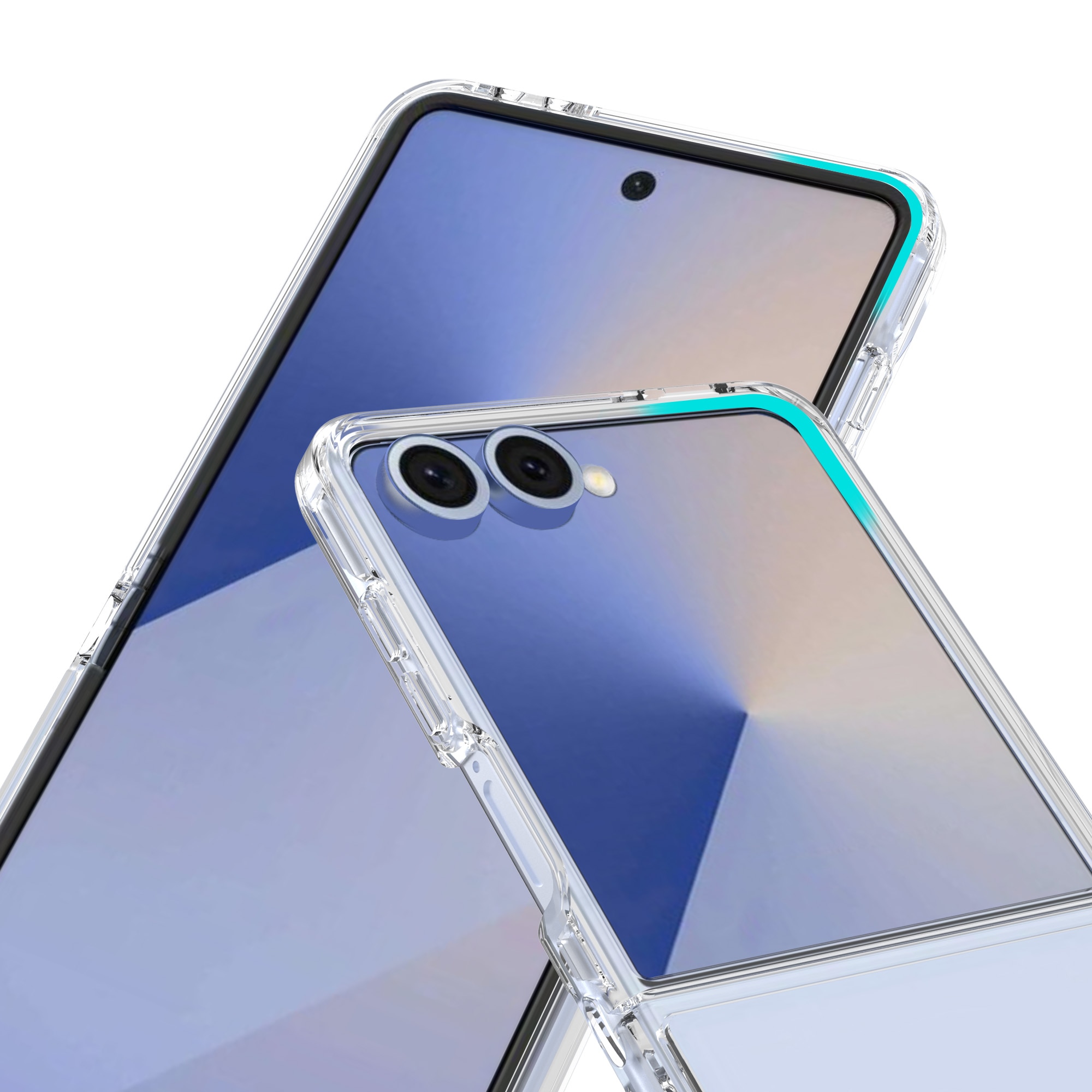 Hybridskal Samsung Galaxy Z Flip 7 transparent