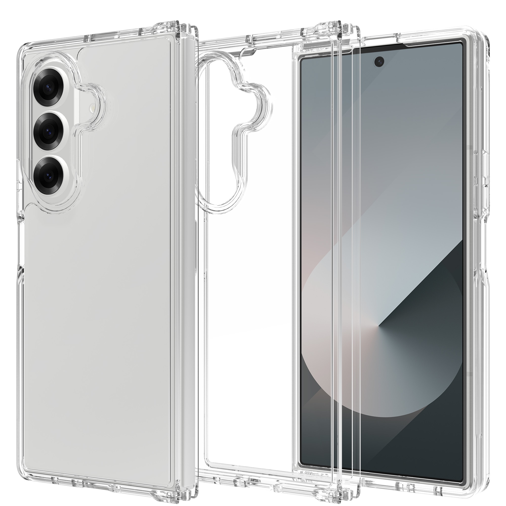 Hybridskal Samsung Galaxy Z Fold 7 transparent