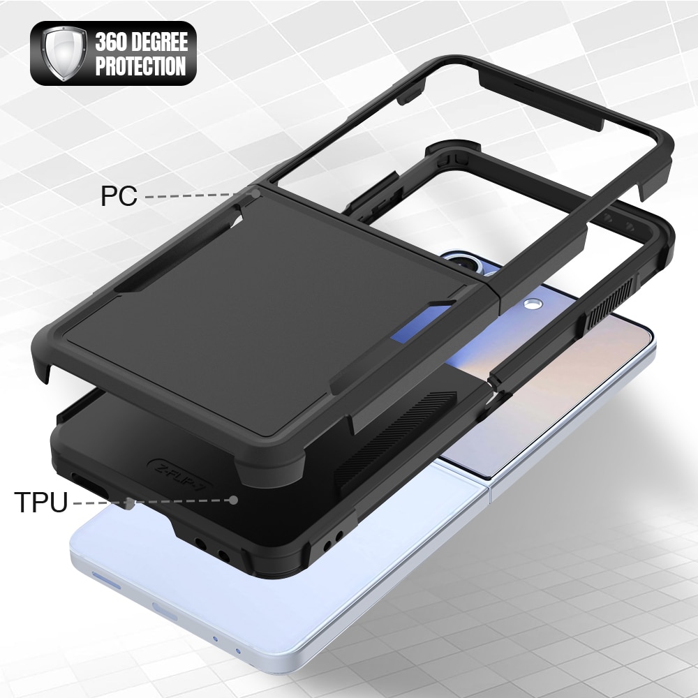Off-road Hybridskal Samsung Galaxy Z Flip 7 Svart