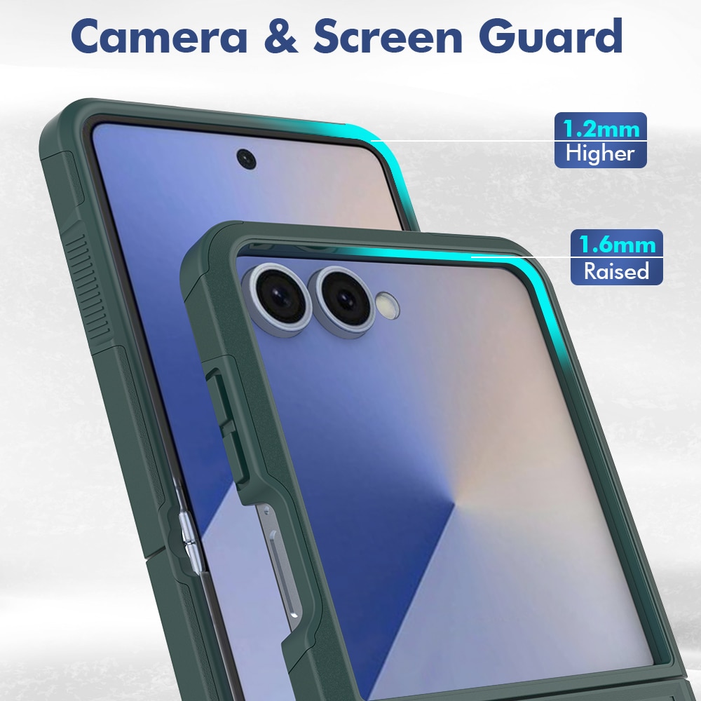 Off-road Hybridskal Samsung Galaxy Z Flip 7 Grön
