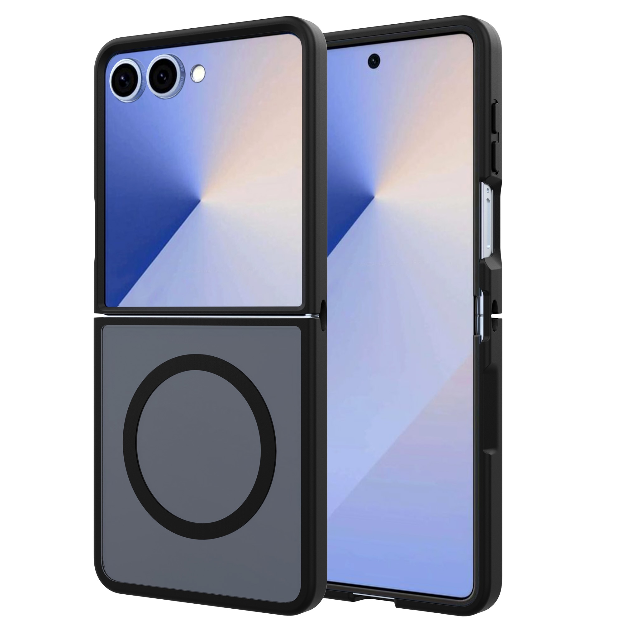 Magnetic Hybrid Skal Samsung Galaxy Z Flip 7 Frosted Black