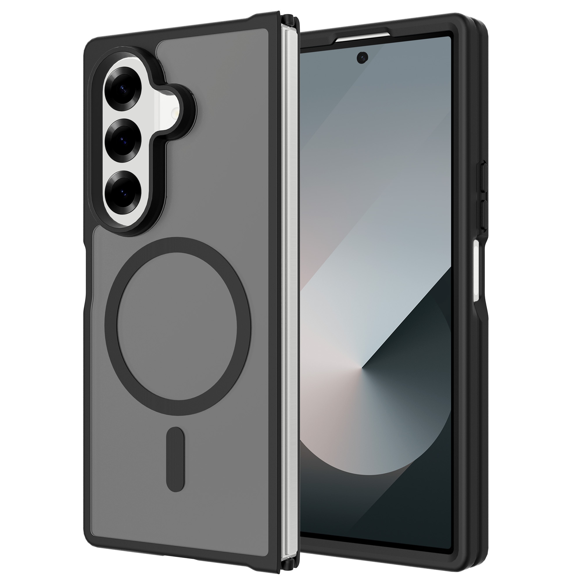 Magnetic Hybrid Skal Samsung Galaxy Z Fold 7 Frosted Black
