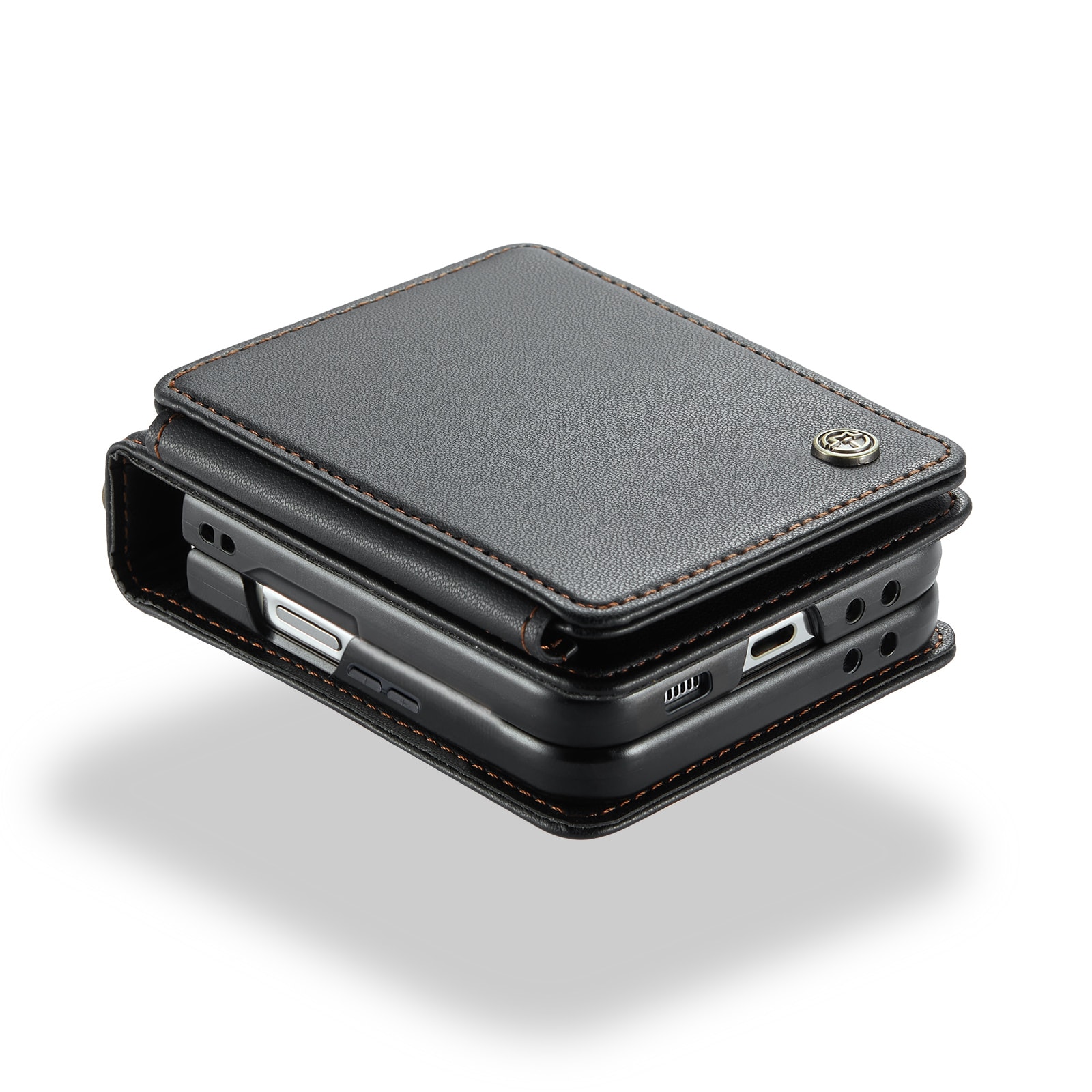 Plånboksskal RFID-skydd Samsung Galaxy Z Flip 7 Svart