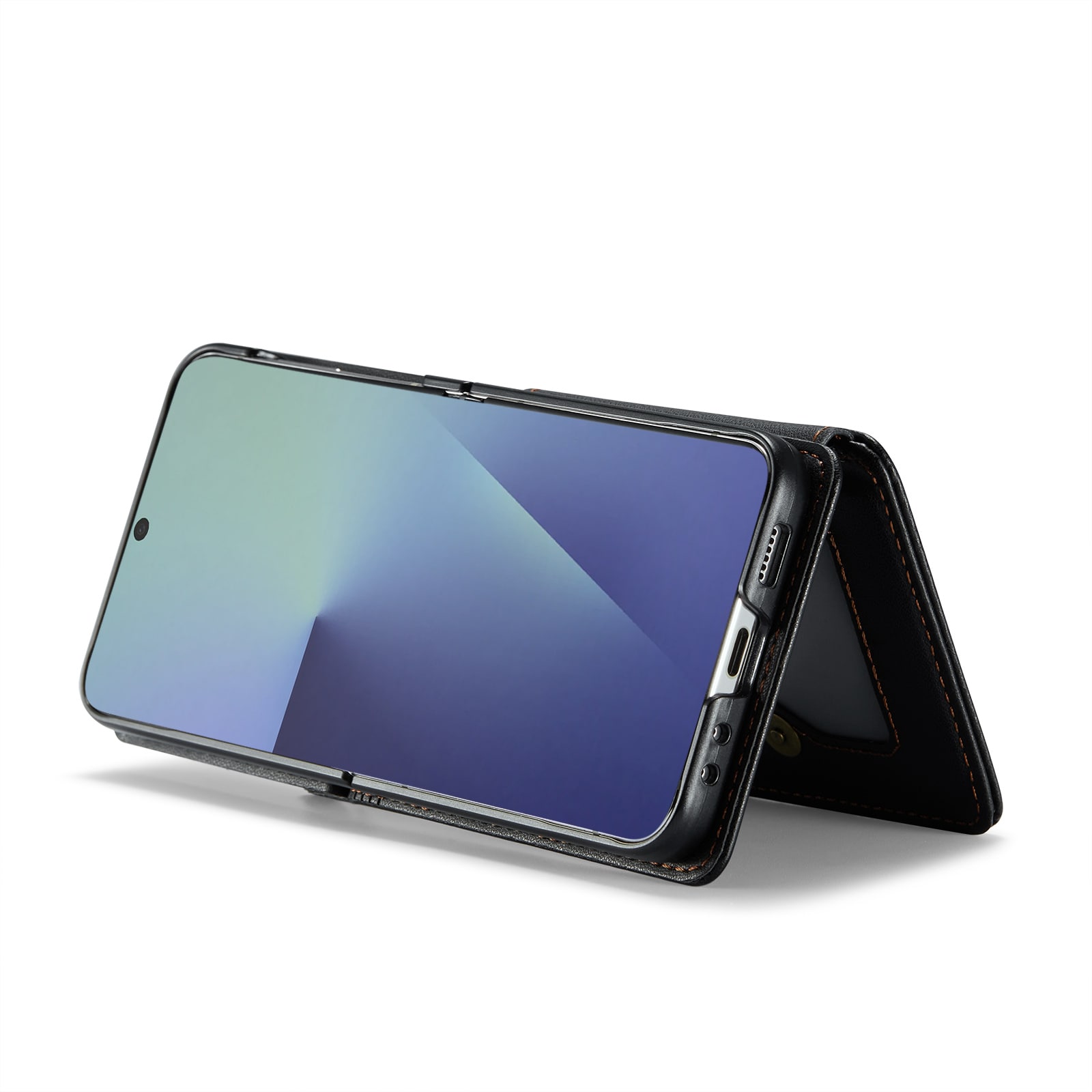 Plånboksskal RFID-skydd Samsung Galaxy Z Flip 7 Svart