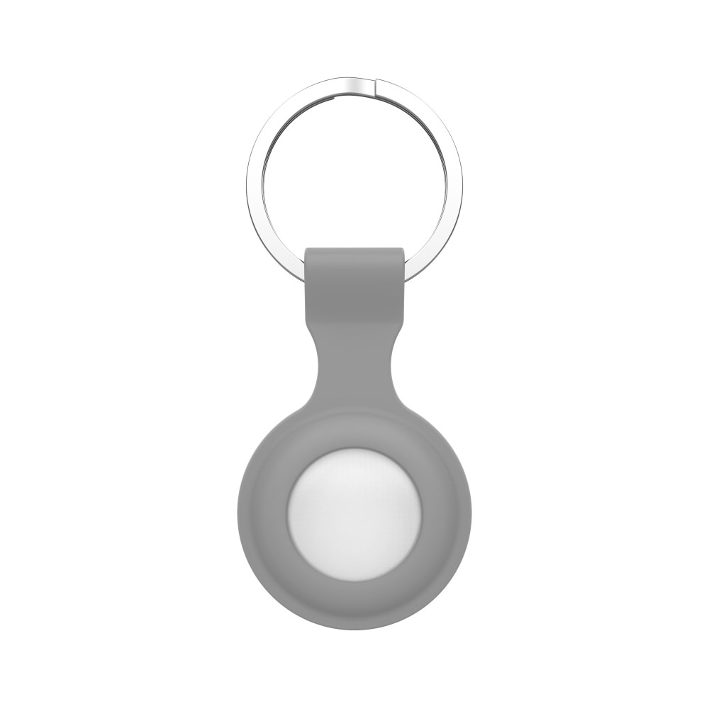 Nyckelring Silikon Apple AirTag grå