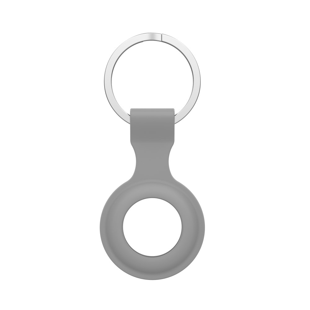 Nyckelring Silikon Apple AirTag grå