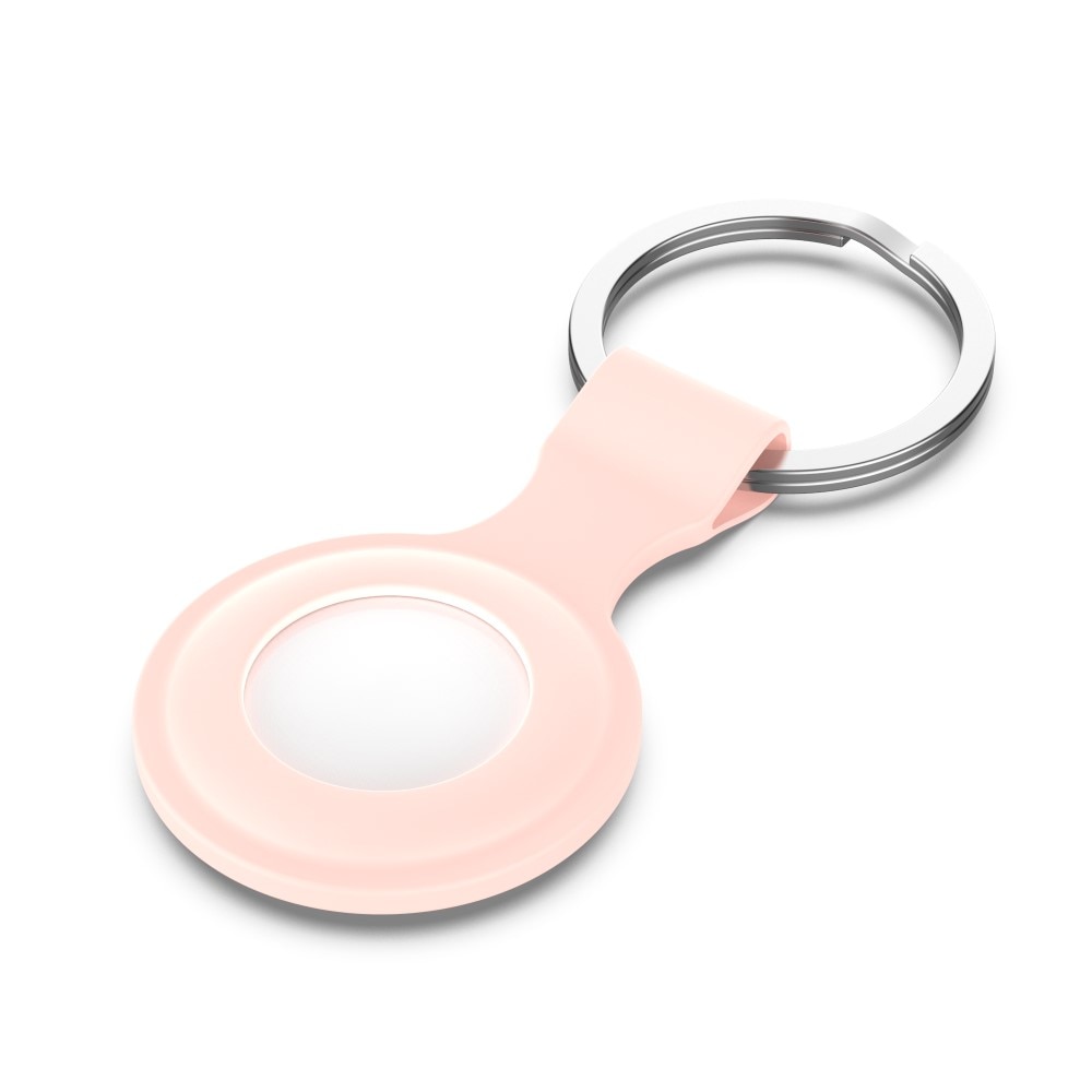 Nyckelring Silikon Apple AirTag rosa