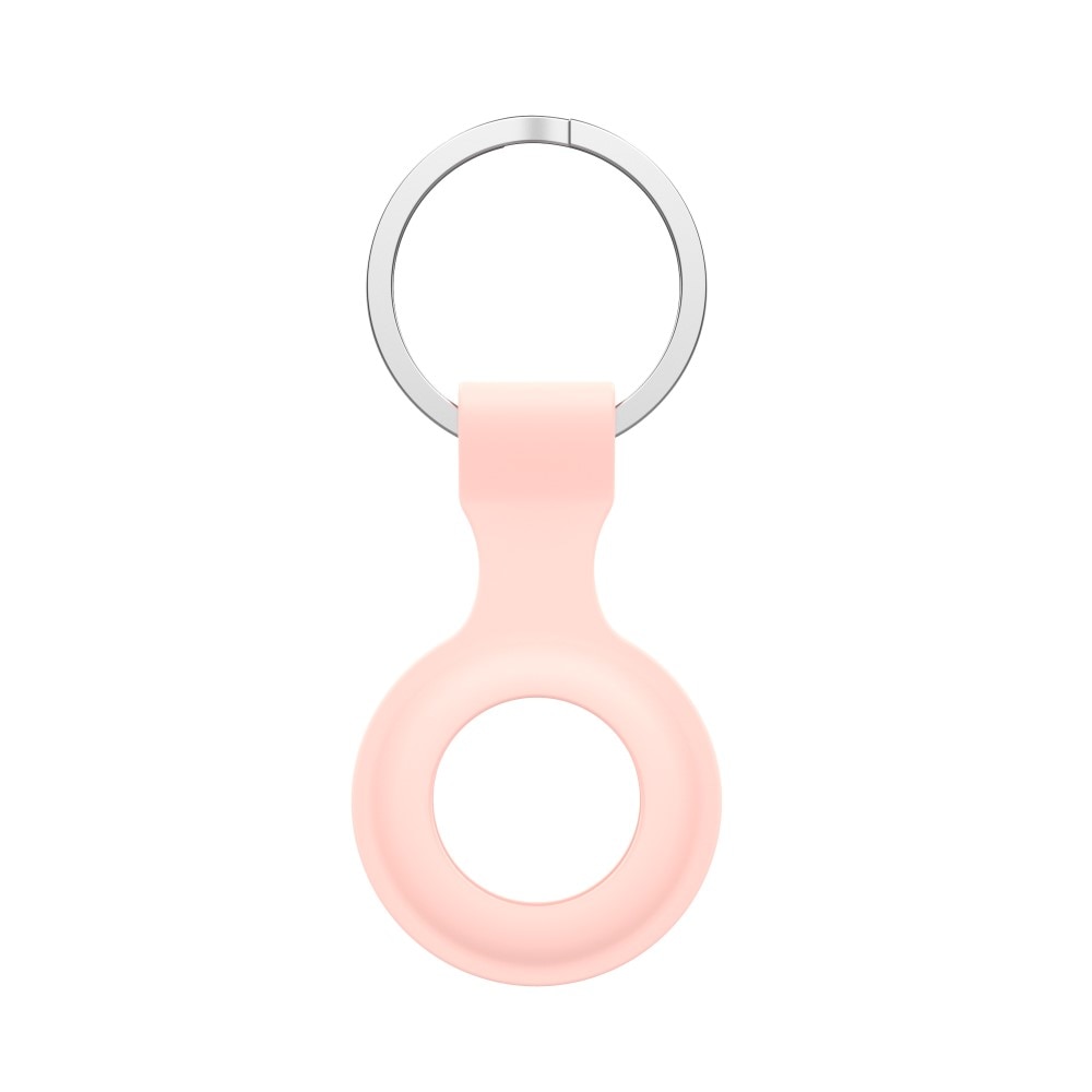 Nyckelring Silikon Apple AirTag rosa