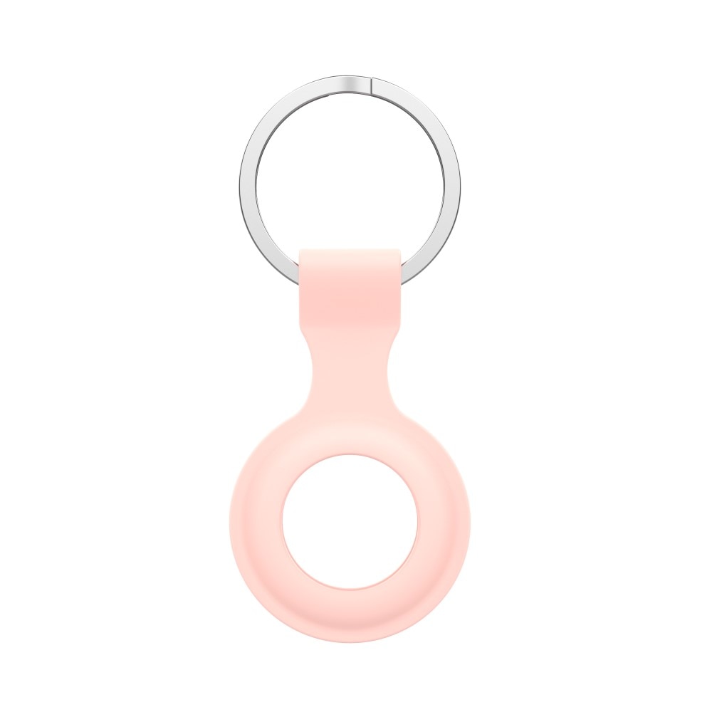 Nyckelring Silikon Apple AirTag rosa