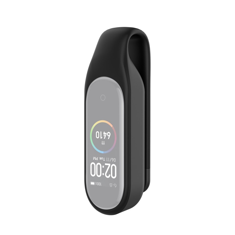 Silikonklämma/Clip Xiaomi Mi Band 7 Svart