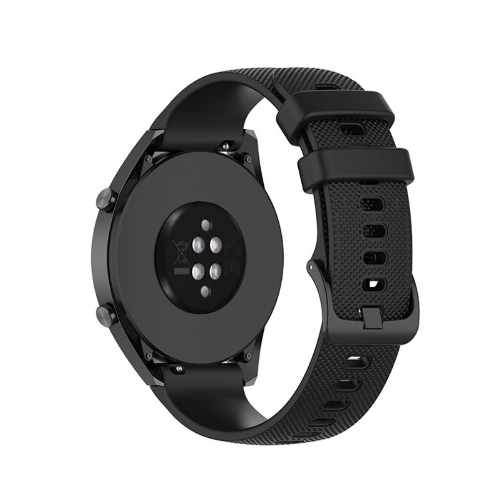 Silikonarmband Huawei Watch GT 2/3 42 mm svart