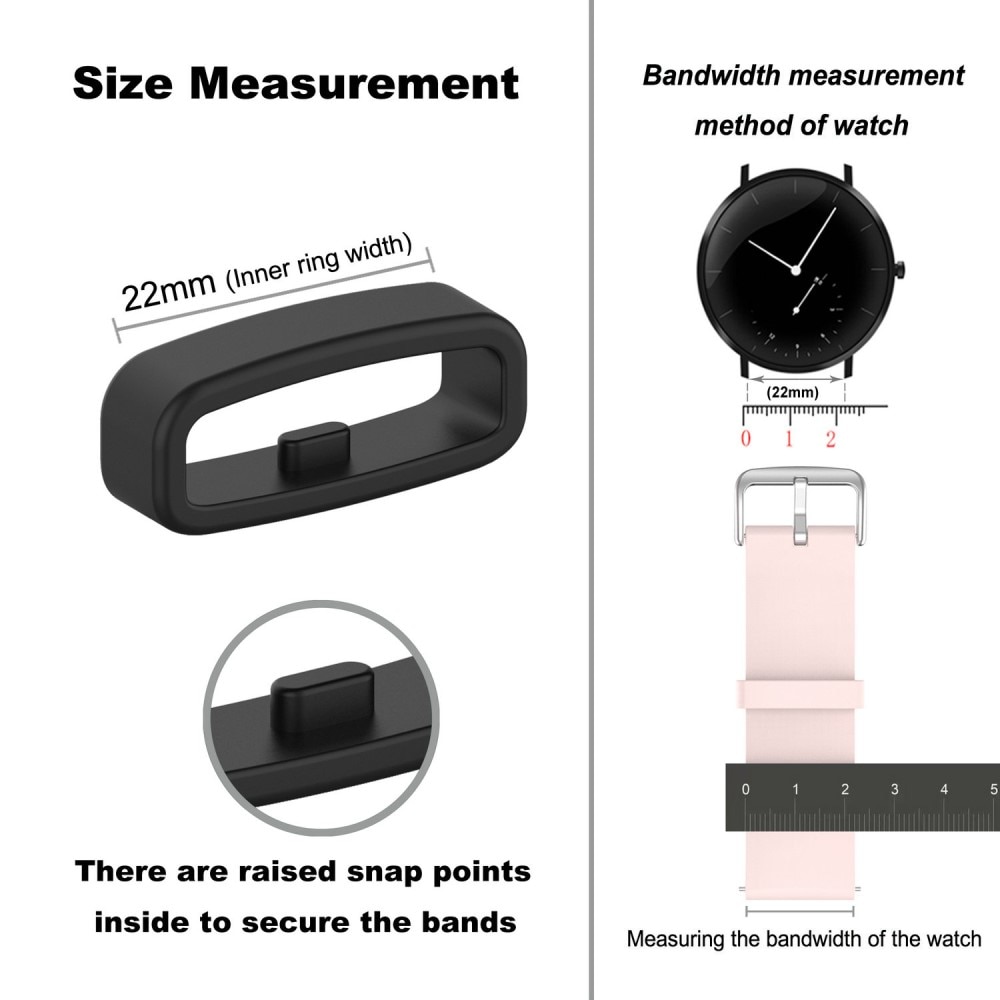 Silikonarmband   Svart
