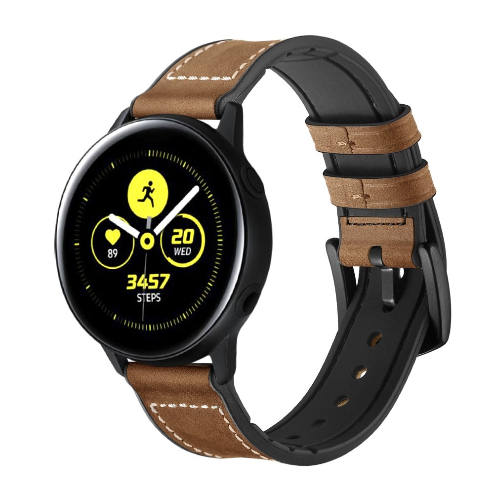 Premium Läderarmband Samsung Galaxy Watch 5 40mm brun