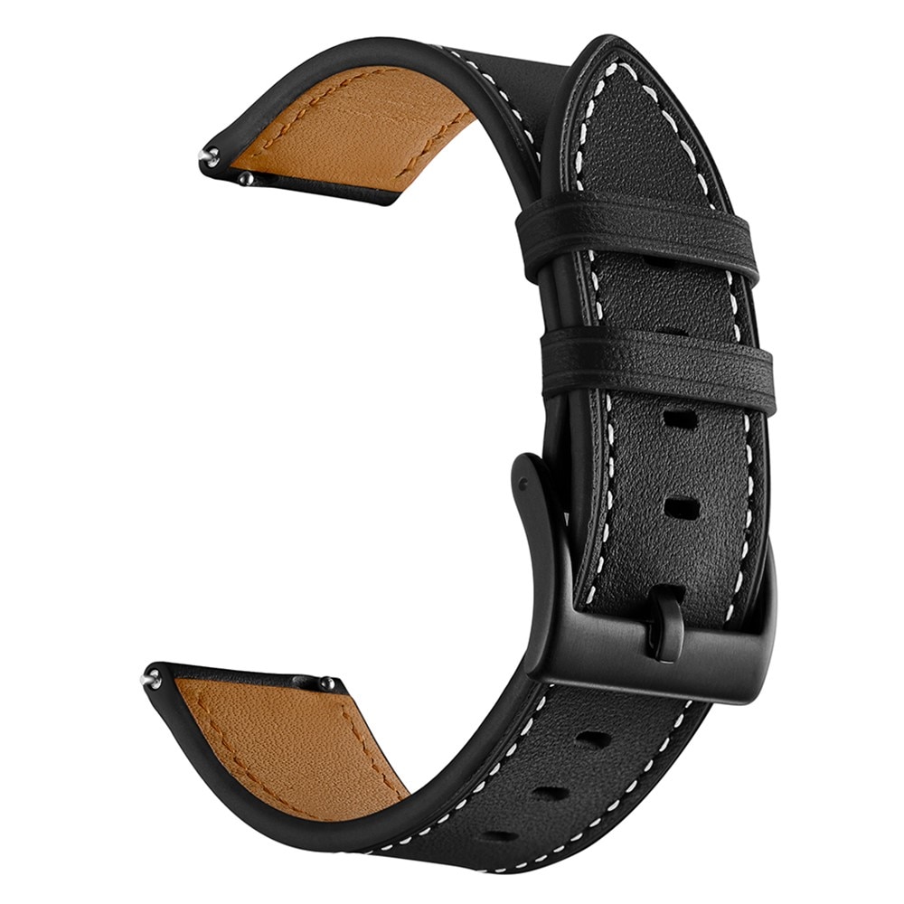 Läderarmband Garmin Venu 2 Plus svart