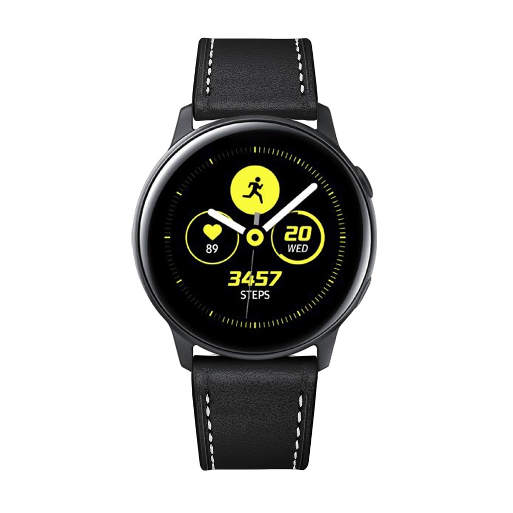 Läderarmband Samsung Galaxy Watch 42mm svart