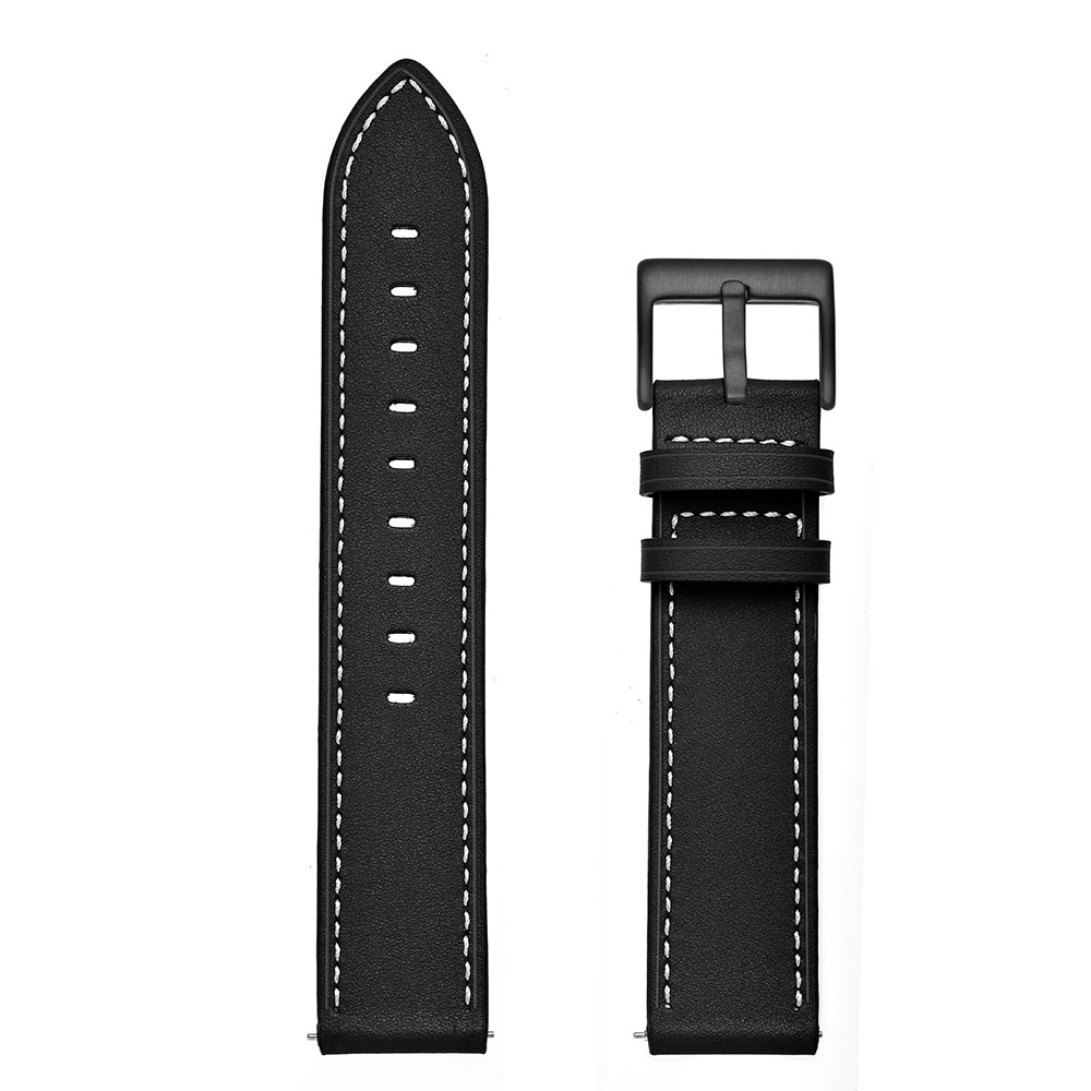 Läderarmband Samsung Galaxy Watch Active 2 44mm svart