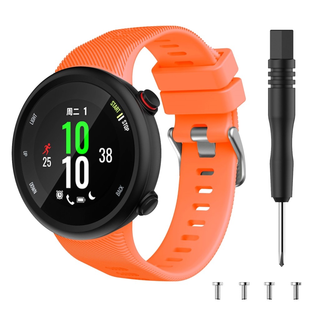 Silikonarmband Garmin Forerunner 45 orange