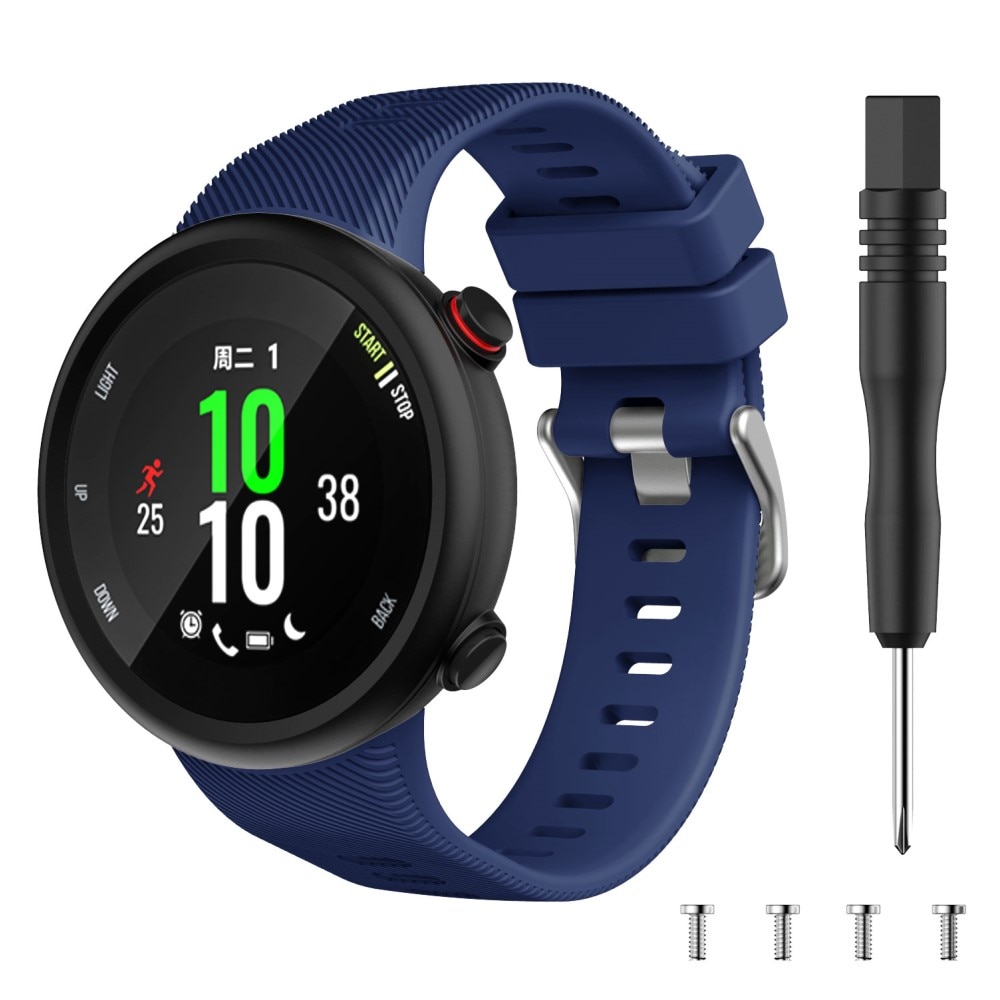 Silikonarmband Garmin Forerunner 45 Blå