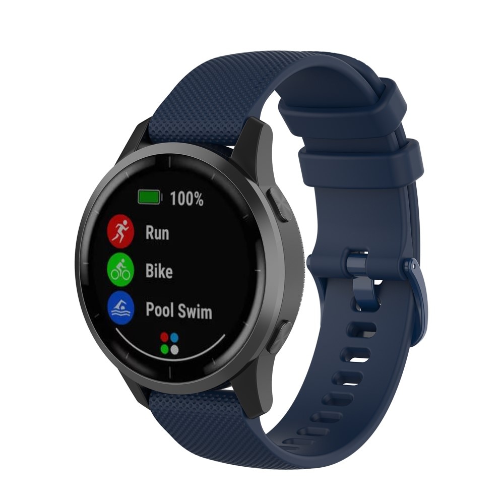 Silikonarmband Garmin Vivoactive 4 blå