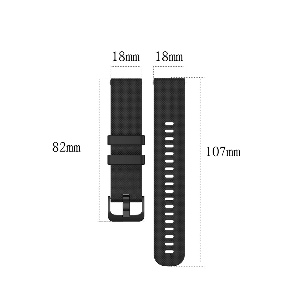 Silikonarmband Garmin Venu 2s svart