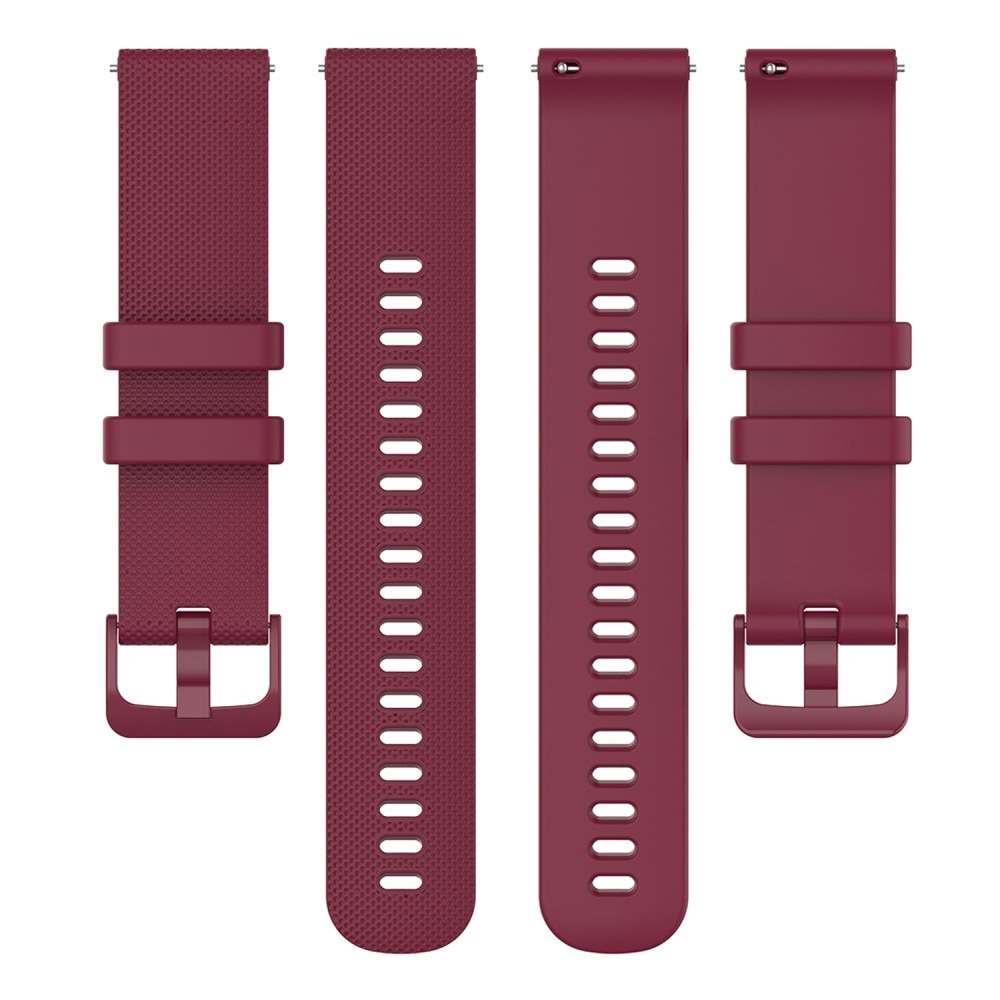 Silikonarmband Withings ScanWatch 2 38mm vinröd