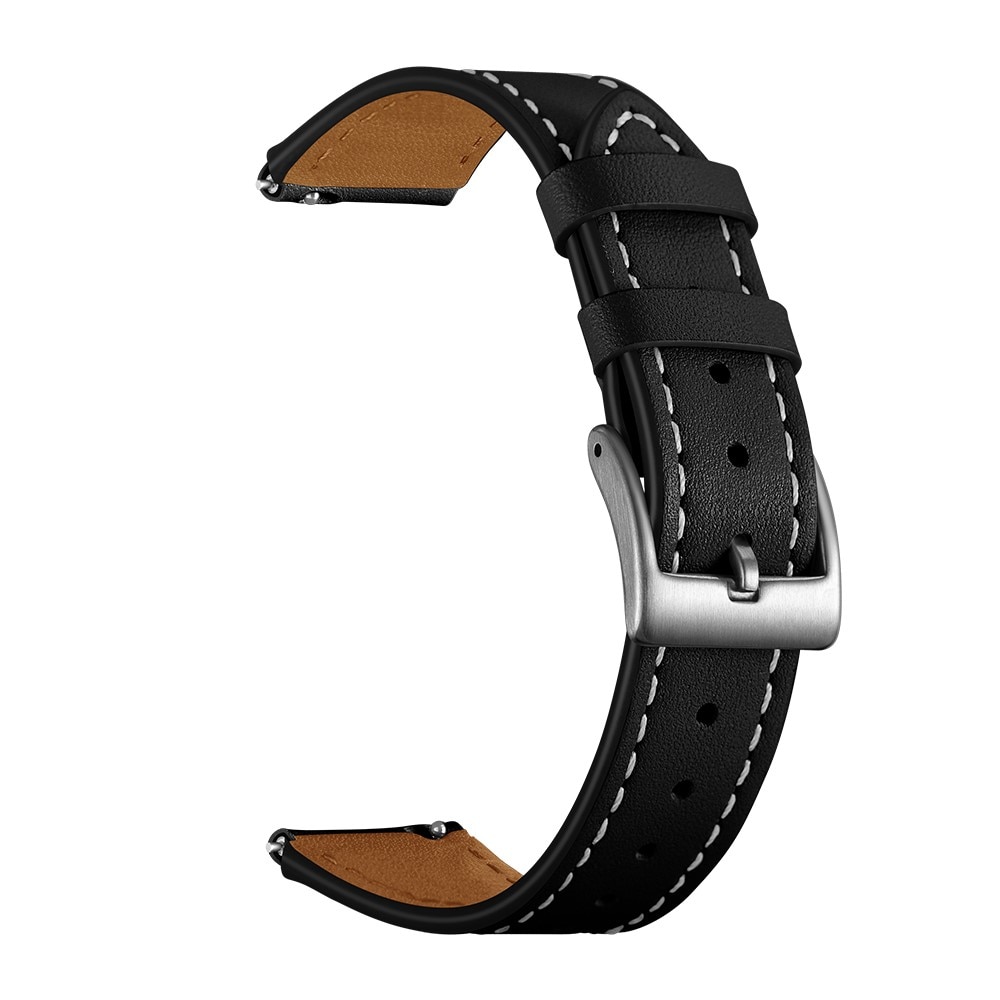 Läderarmband Withings Steel HR 36mm svart