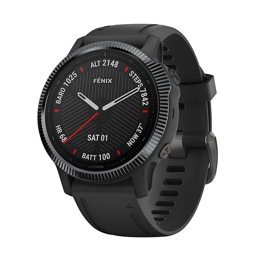 Infattning Fluted Garmin Fenix 6S Pro svart