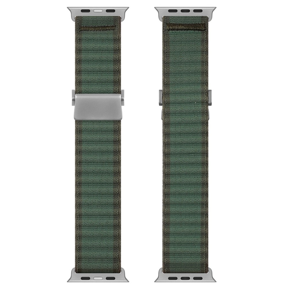 Active Nylon Armband Apple Watch Series 9 45mm Grön