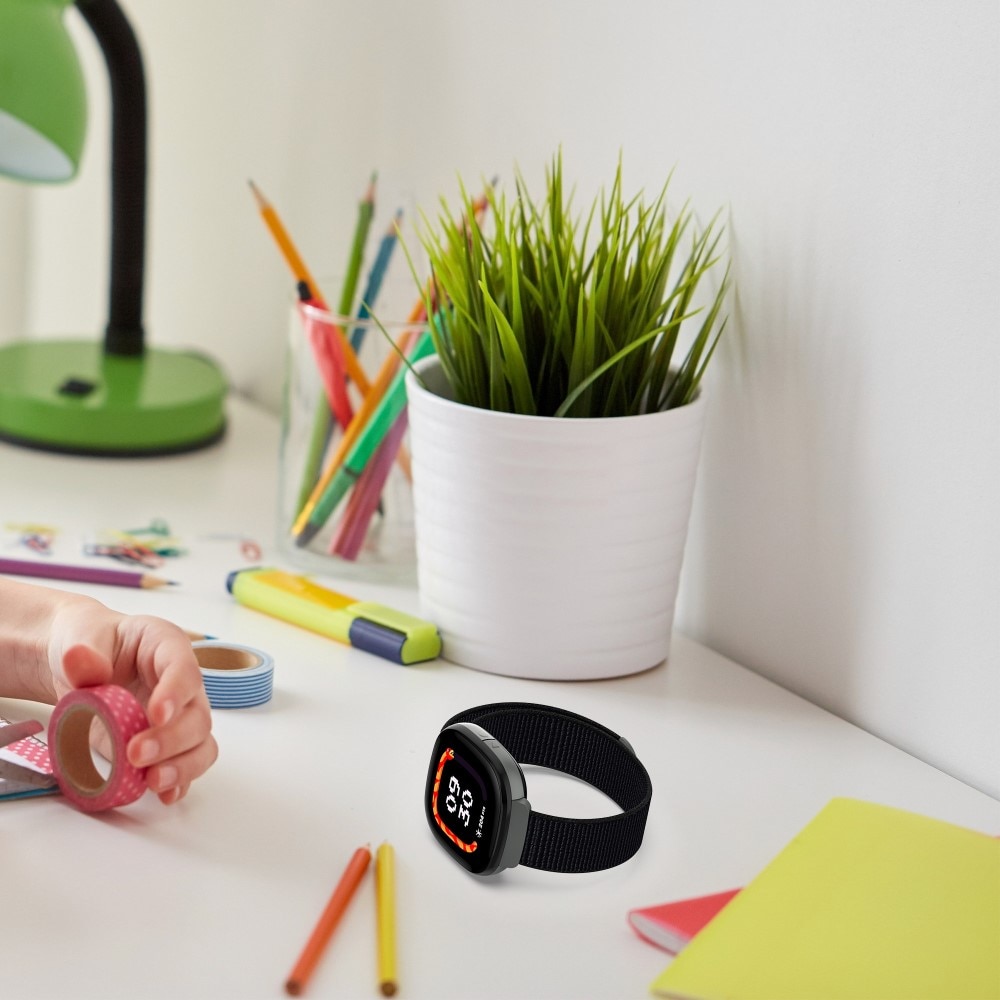 Nylonarmband Fitbit Ace LTE Svart