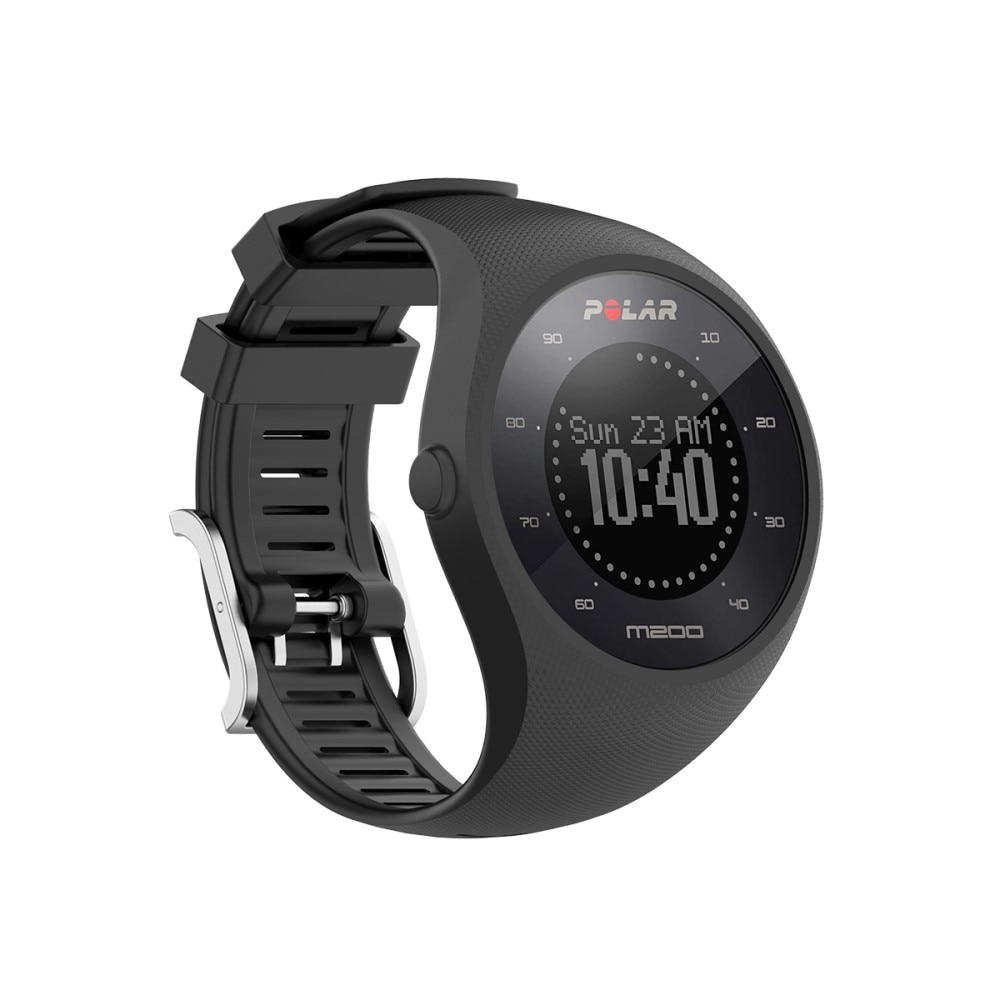 Silikonarmband Polar M200 svart