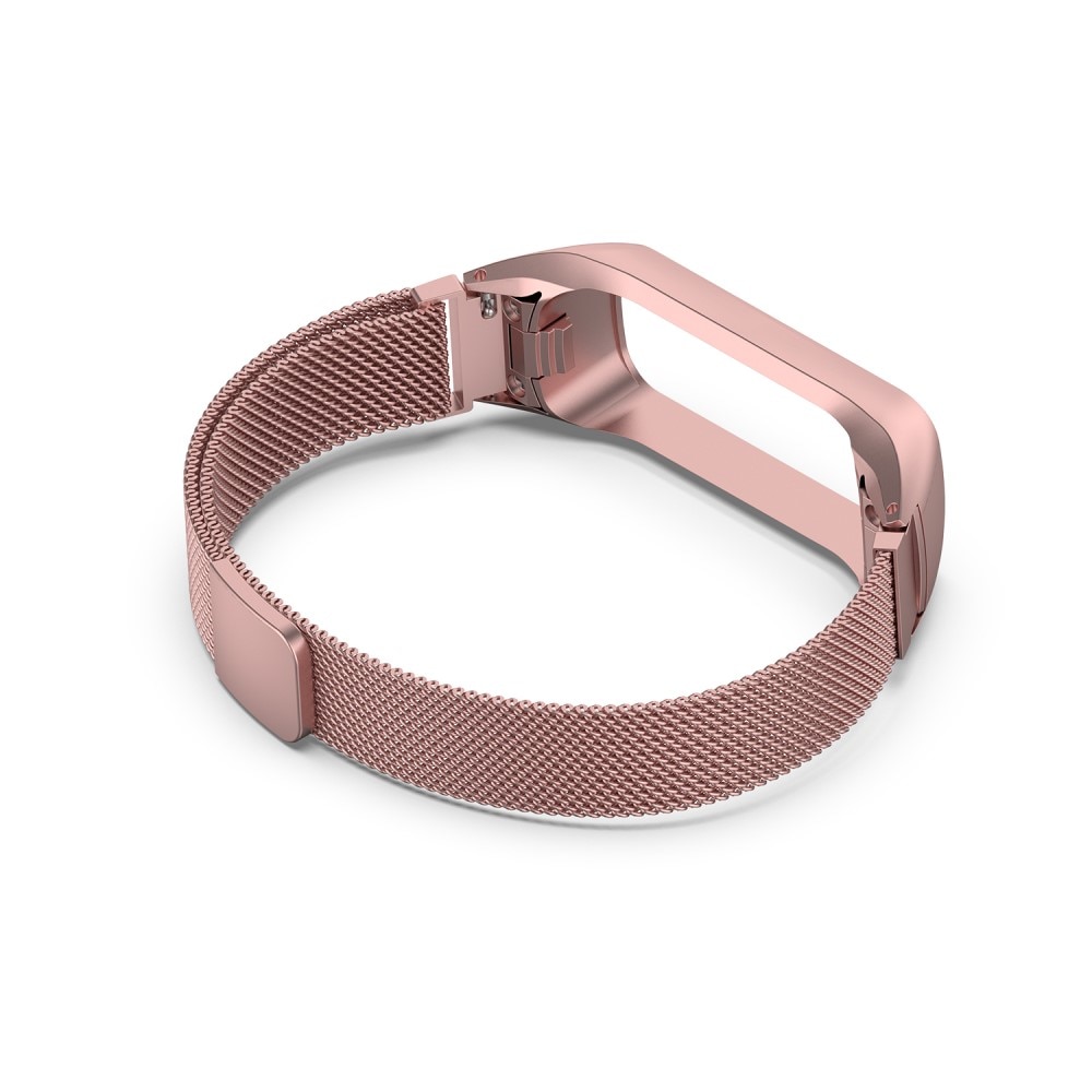 Armband Milanese Samsung Galaxy Fit 2 rosa guld